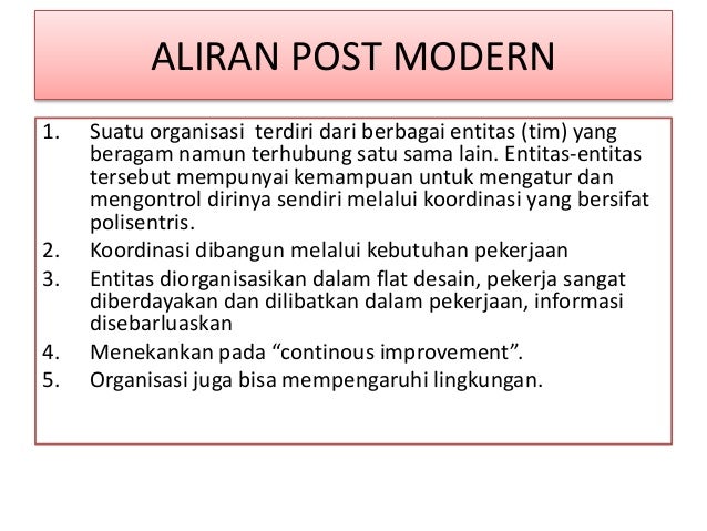 Perkembangan Teori Organisasi Mia Unkris