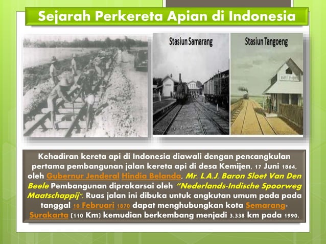 Perkembangan transportasi di indonesia