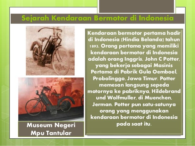Perkembangan transportasi di indonesia