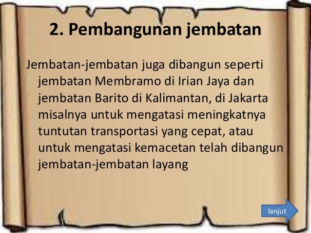 Perkembangan transportasi, komunikasi, industrialisasi di 