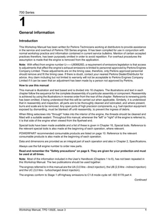 Doubt Engine Perkins 700 series ub four cylinder diesel engine service repair manual ...
