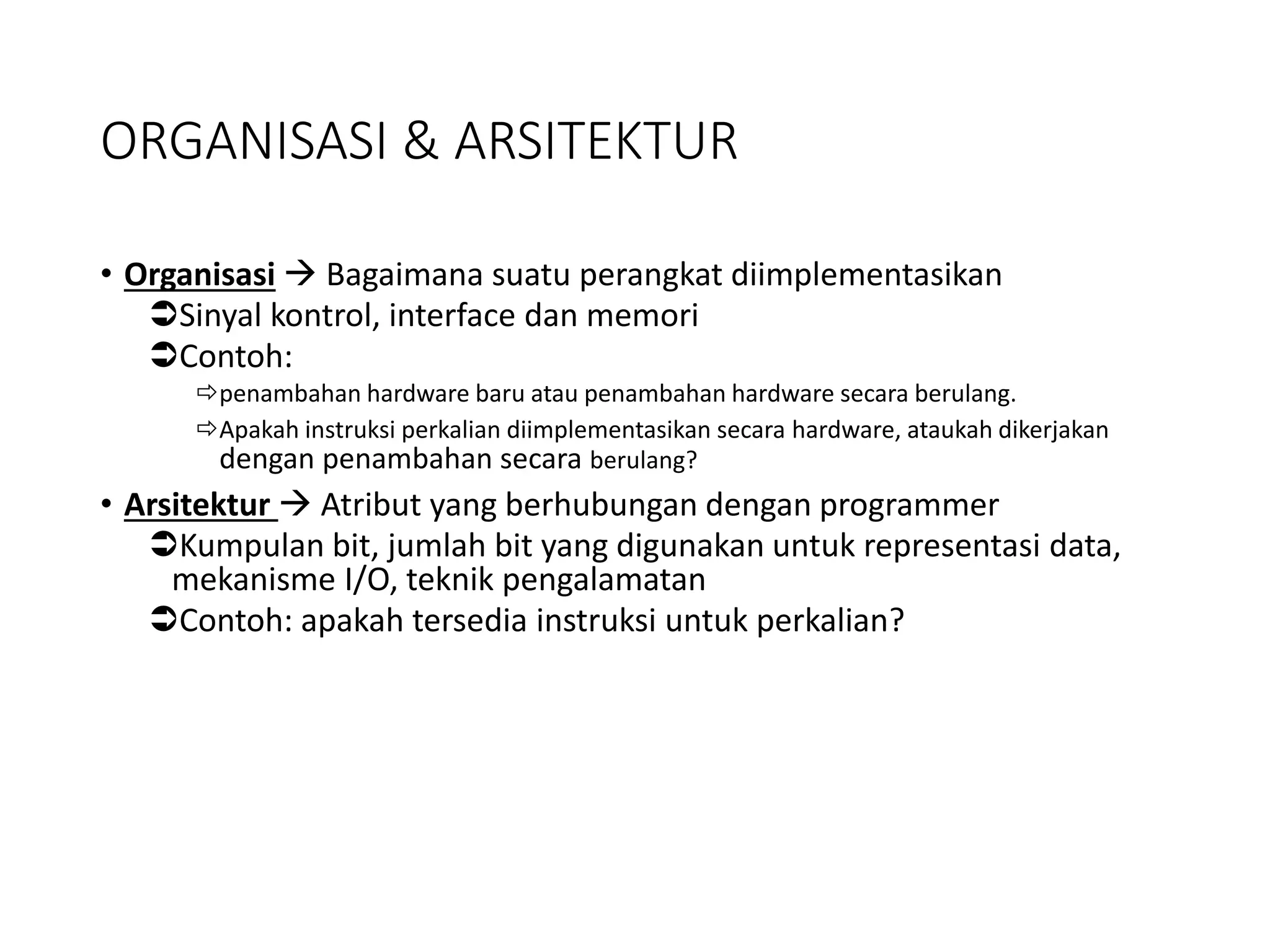 Perkuliahan 1 - Arsitektur Komputer - Pengantar.ppt