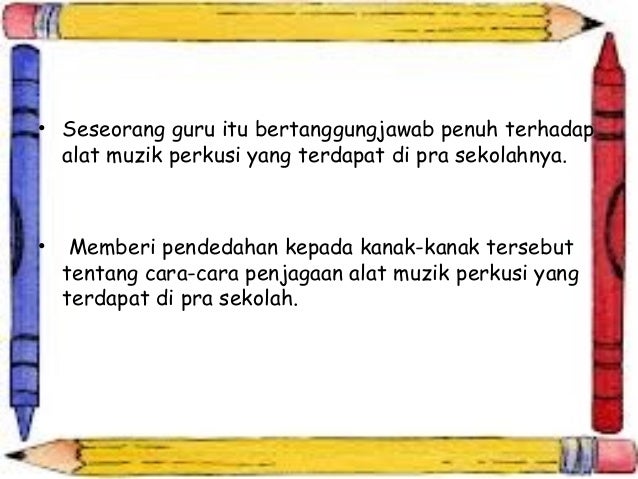 Penggunaan Alat perkusi dalam PNP Prasekolah