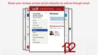 123
Share your reviews across social networks as well as through email.
 