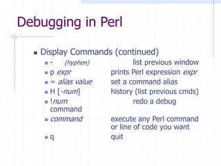 Introduction to Perl | PPT
