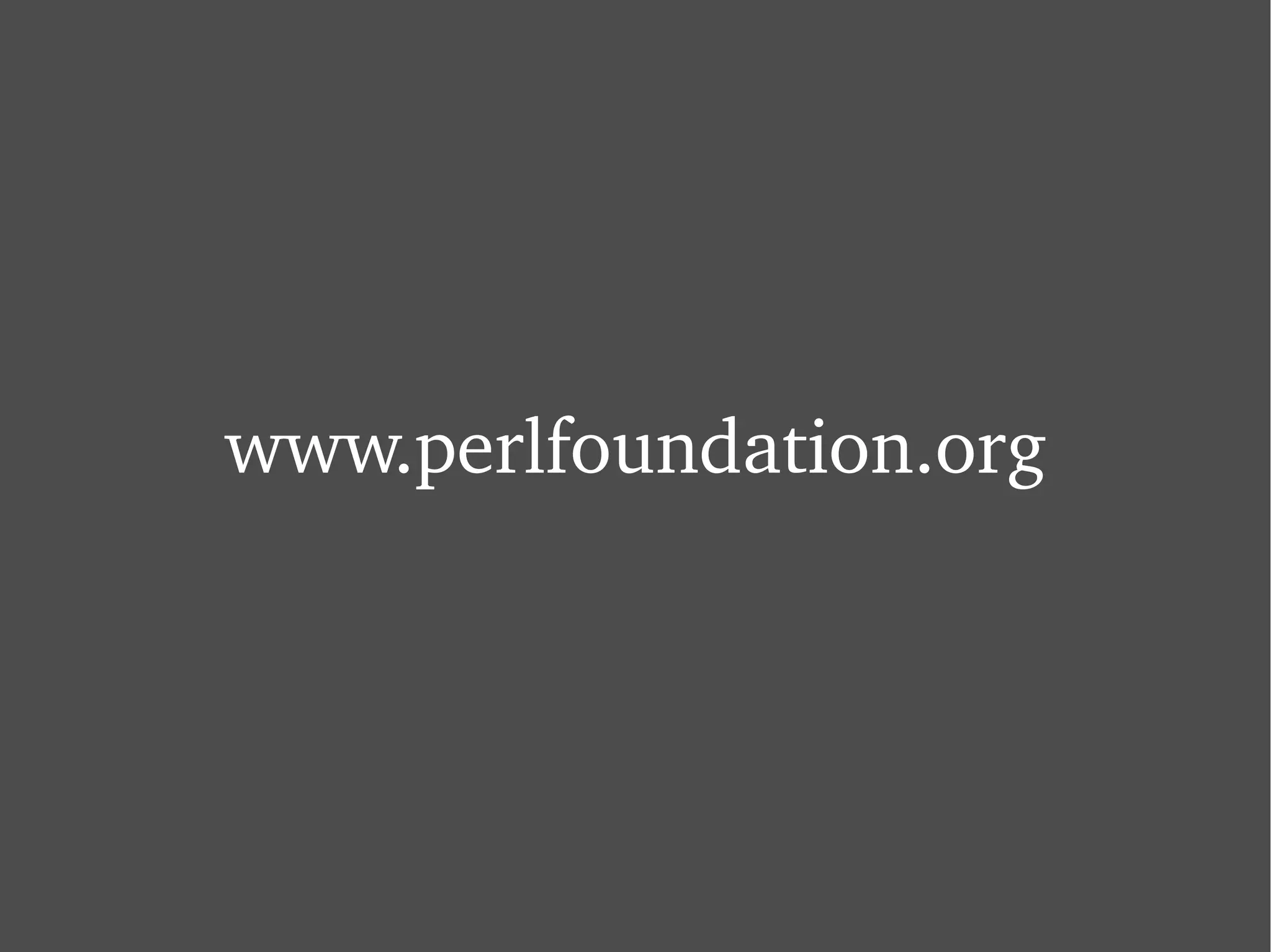 www.perlfoundation.org 