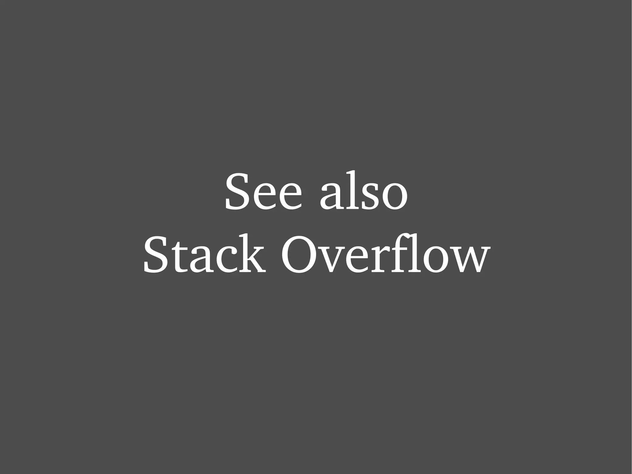 See also Stack Overflow 