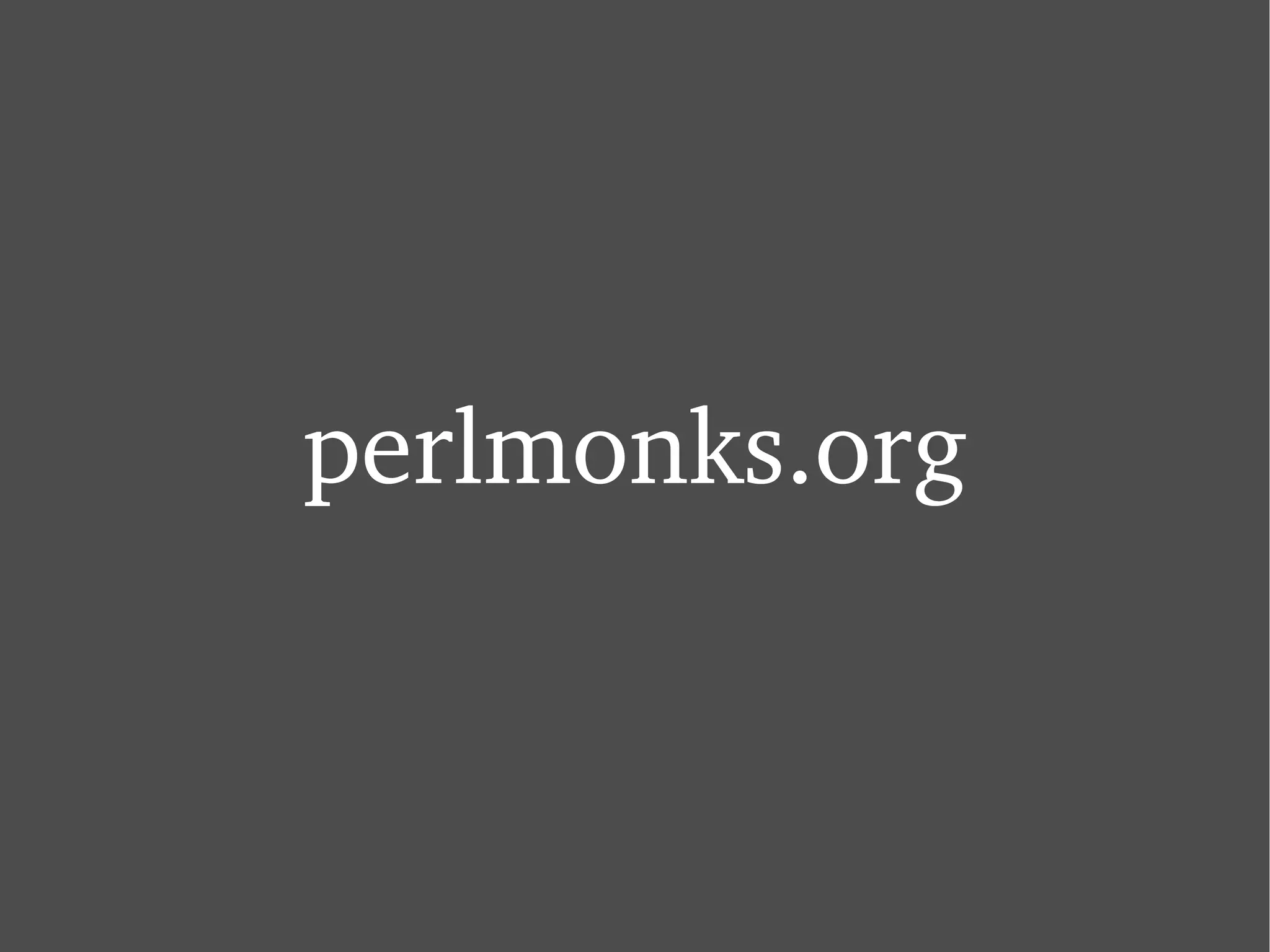 perlmonks.org 