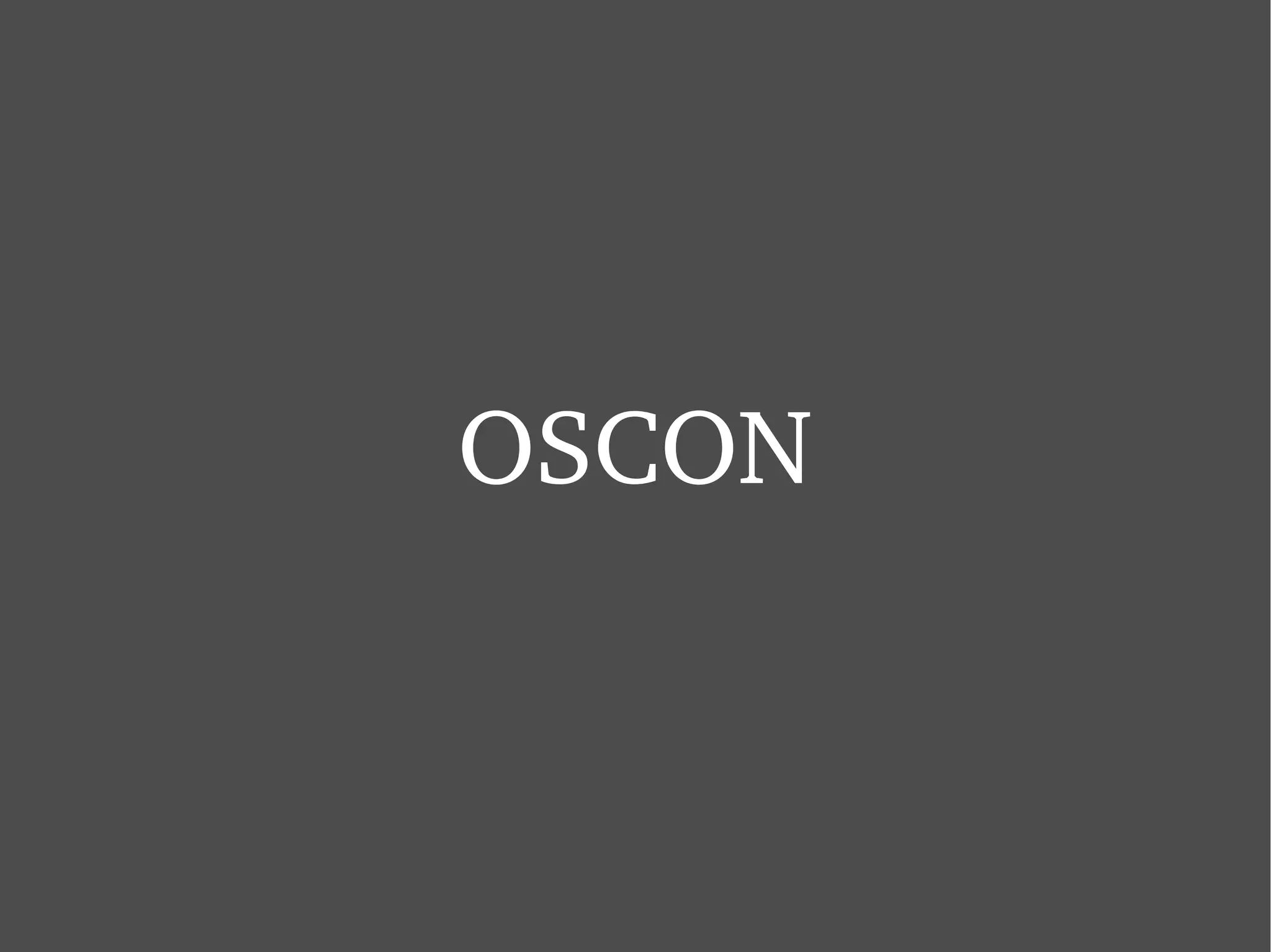 OSCON 