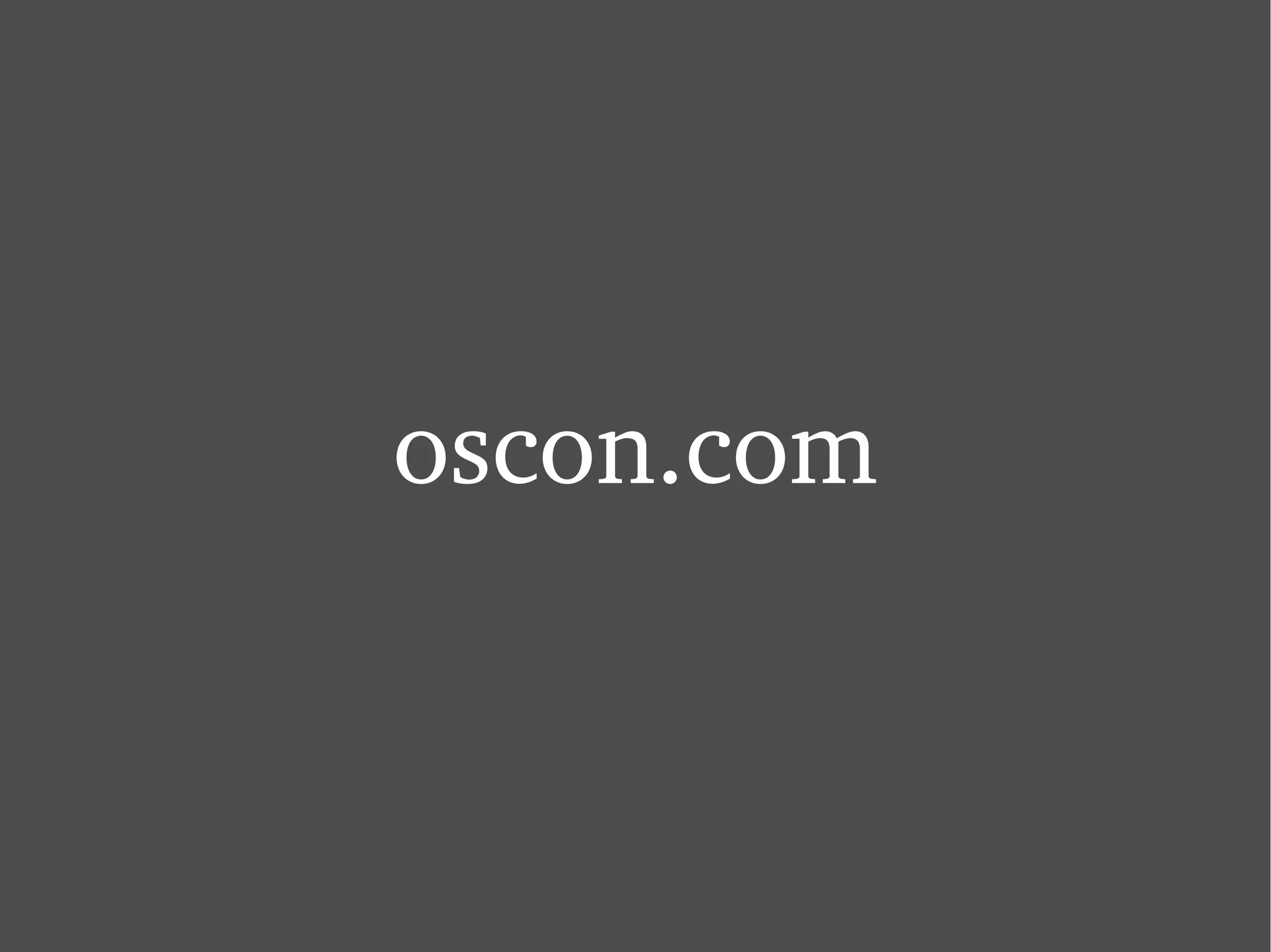 oscon.com 