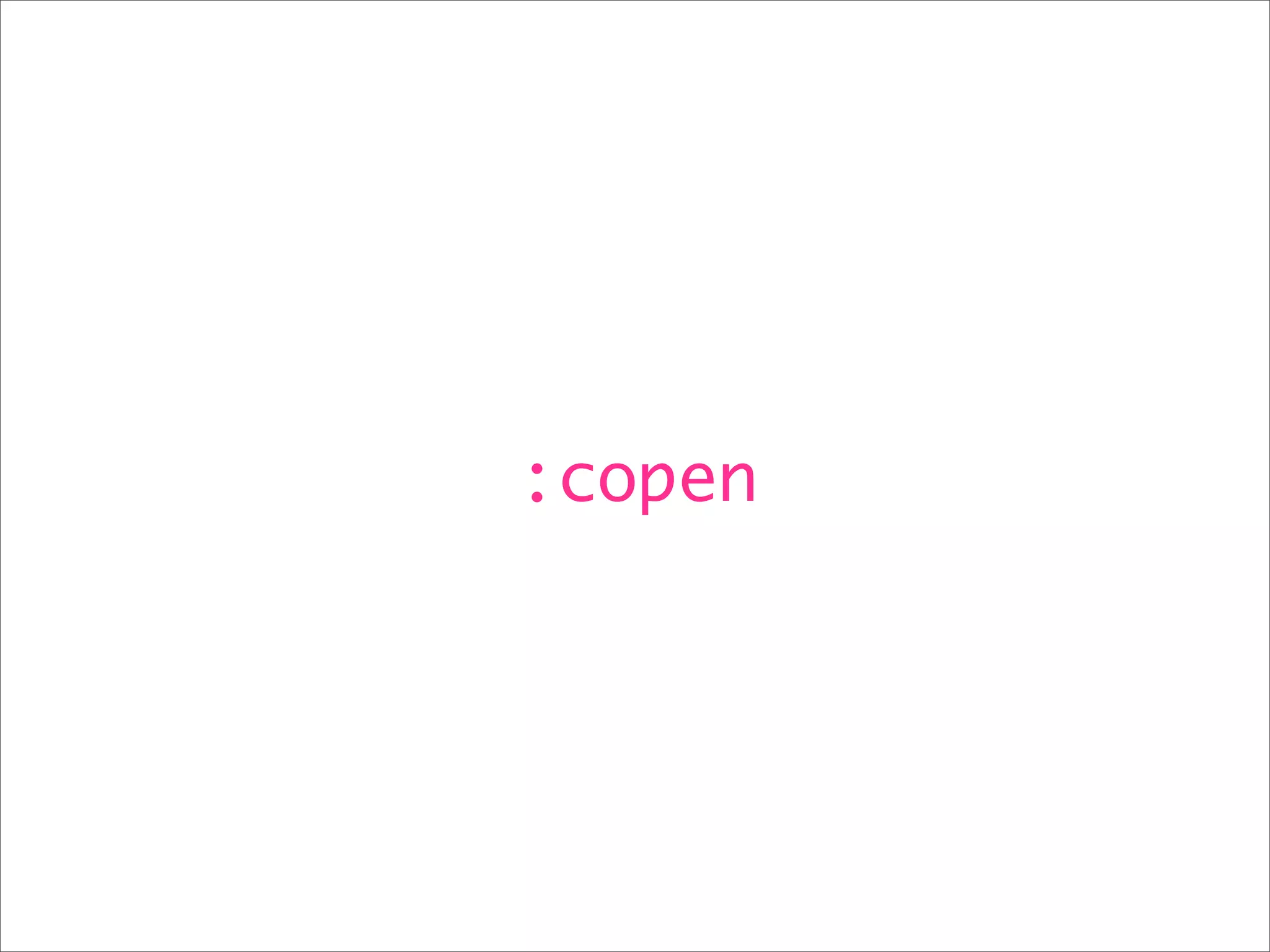 :copen 