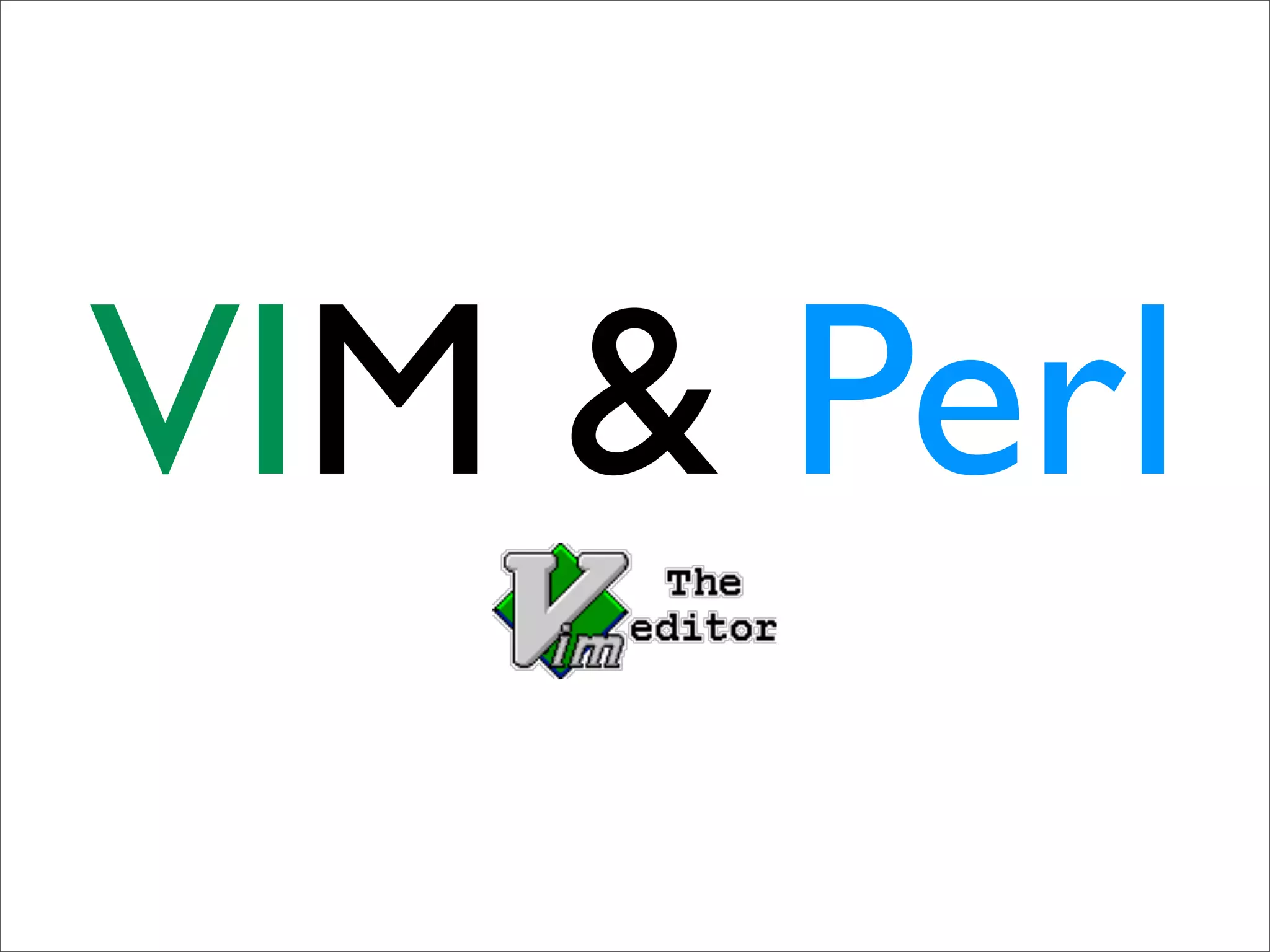 VIM & Perl 