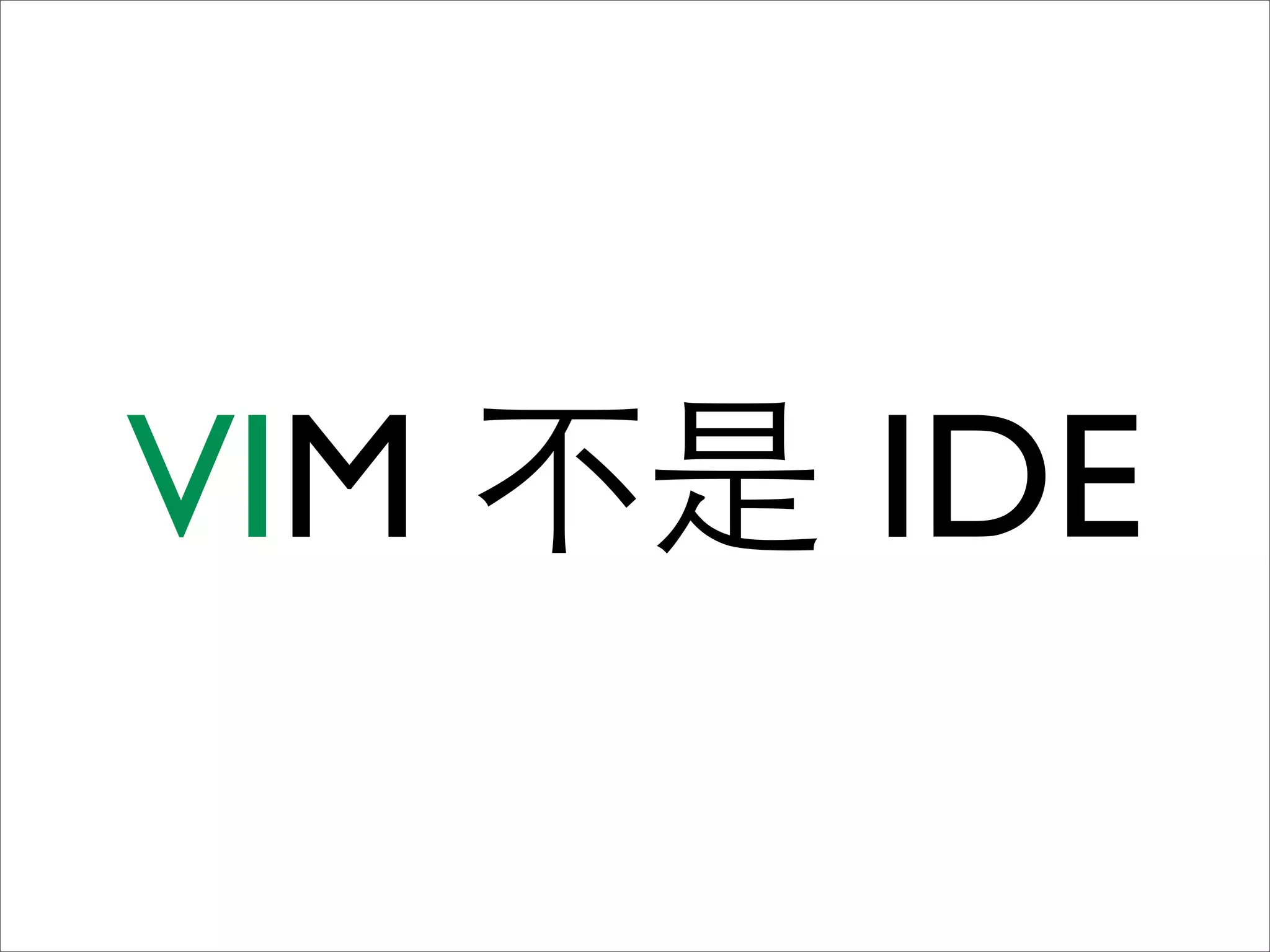 VIM IDE 