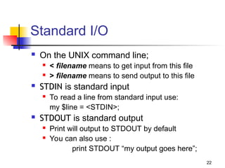 Comprehensive Perl Programming Tutorial for Bioinformatics and ...