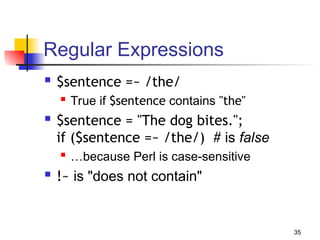Comprehensive Perl Programming Tutorial for Bioinformatics and ...