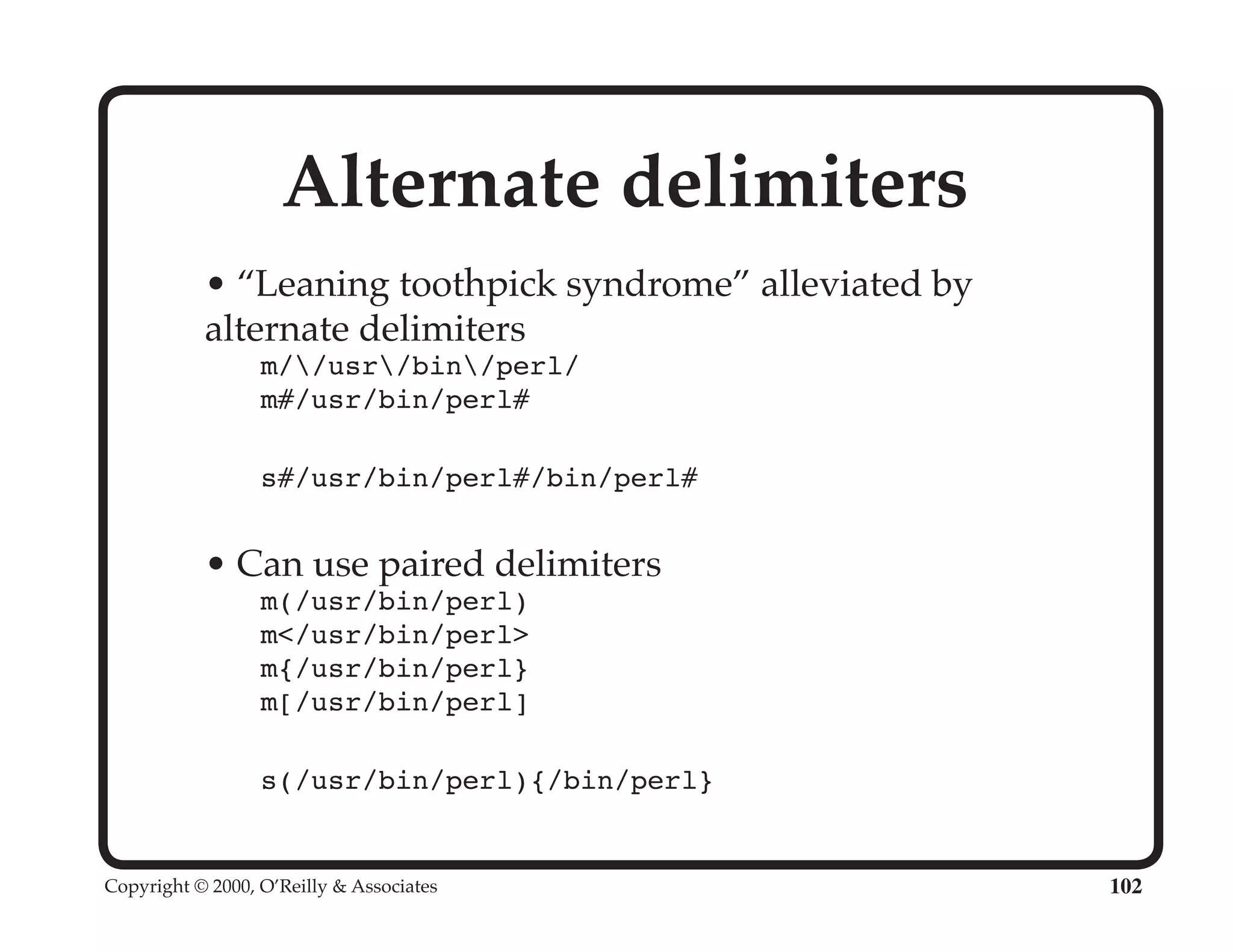 Perl University: Getting Started with Perl