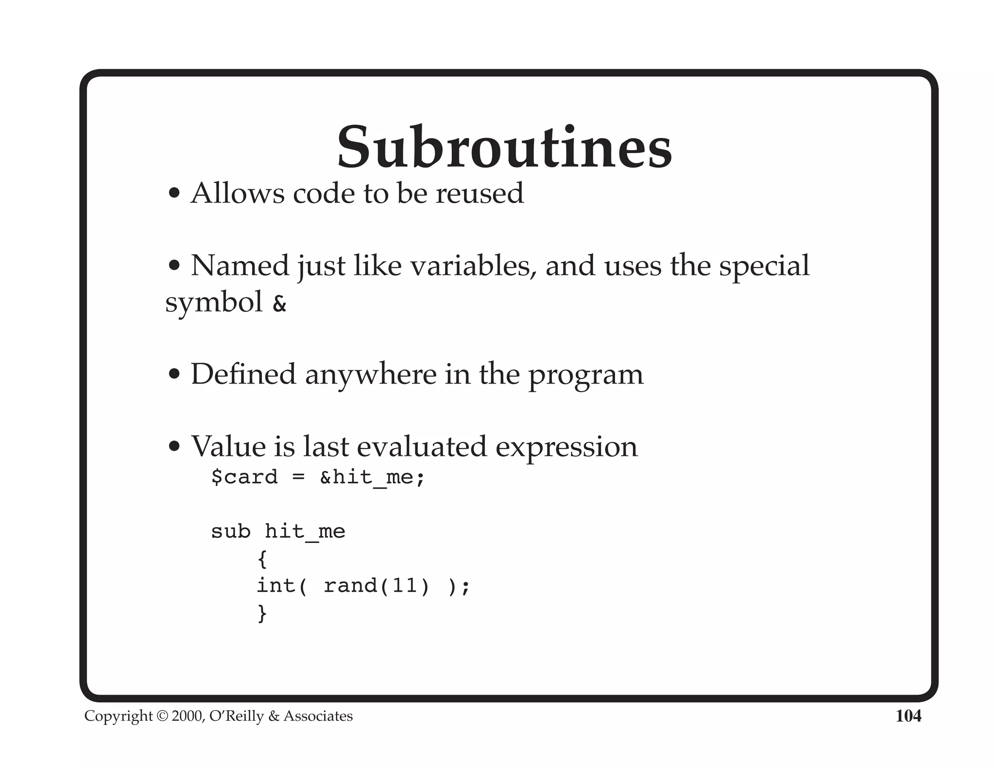 Perl University: Getting Started with Perl