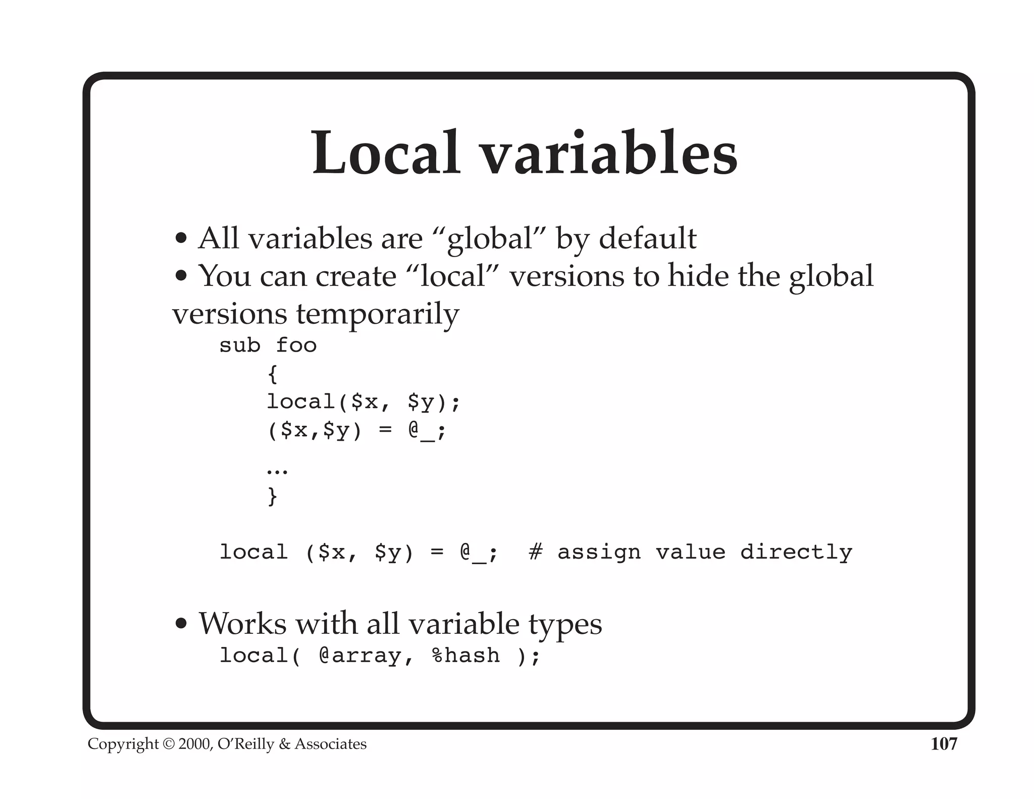 Perl University: Getting Started with Perl