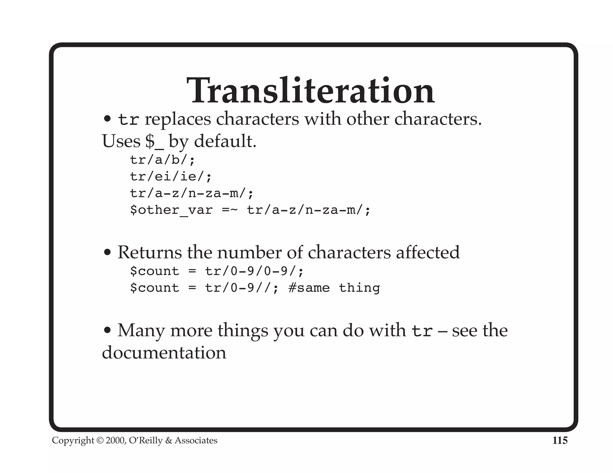Perl University: Getting Started with Perl