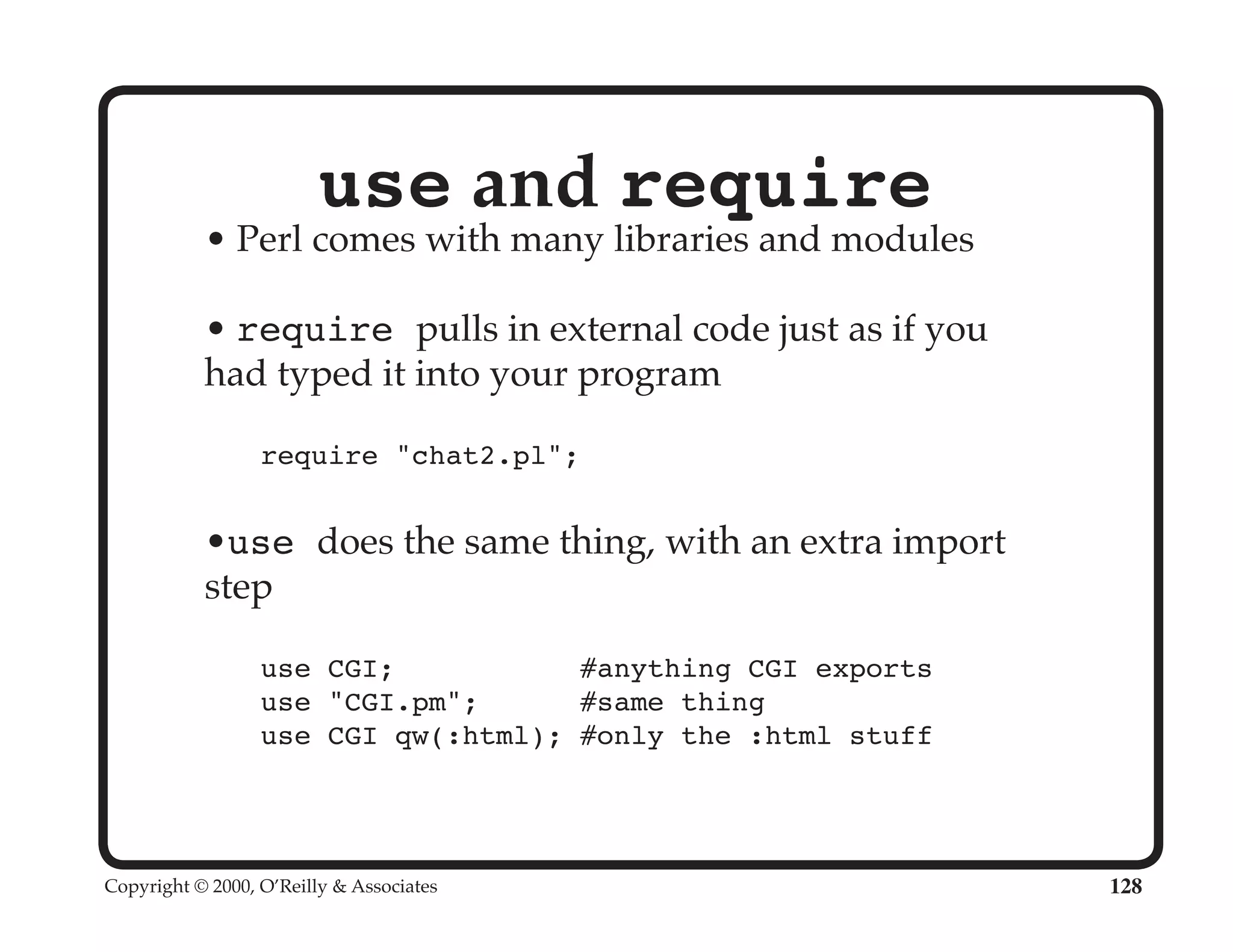 Perl University: Getting Started with Perl