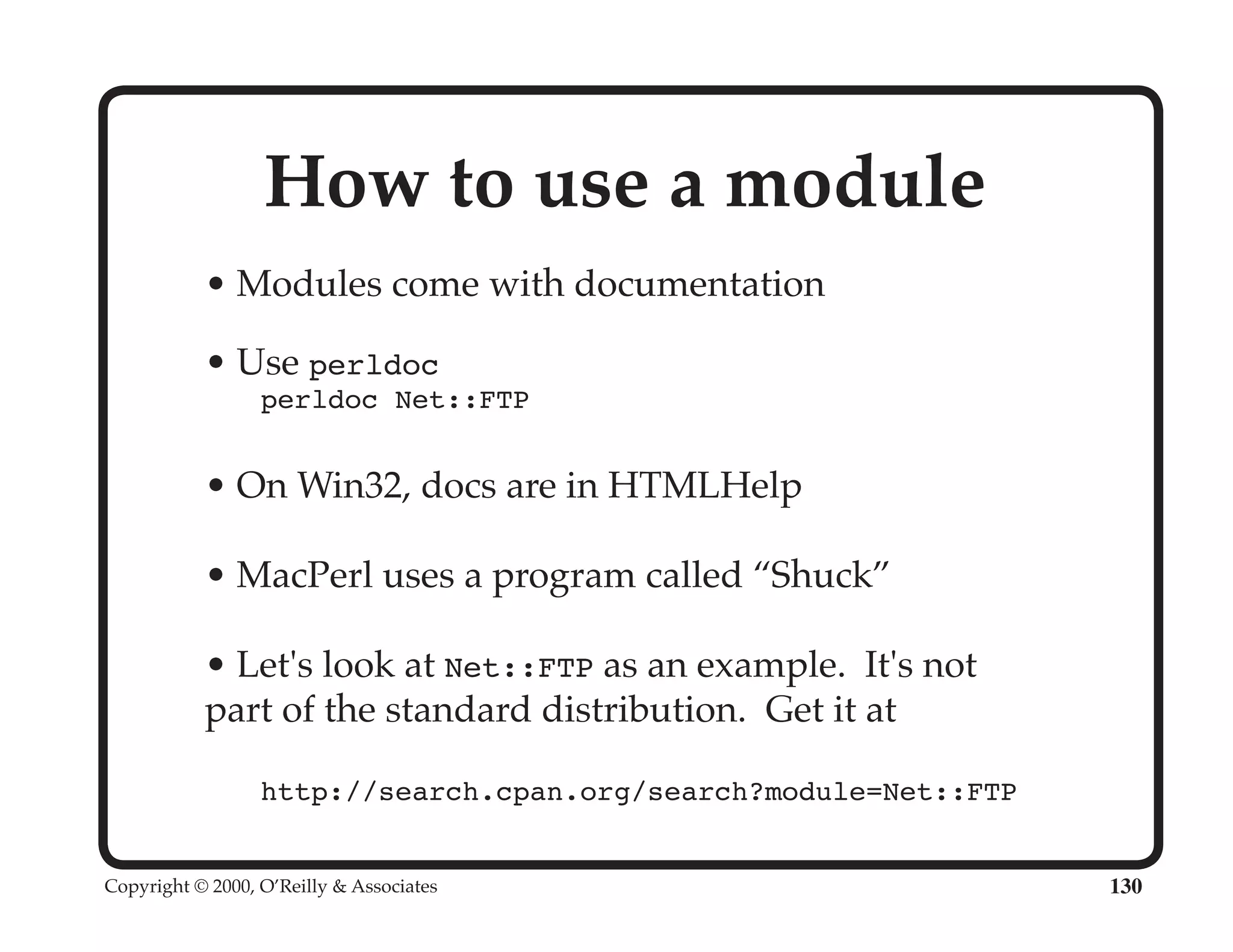 Perl University: Getting Started with Perl