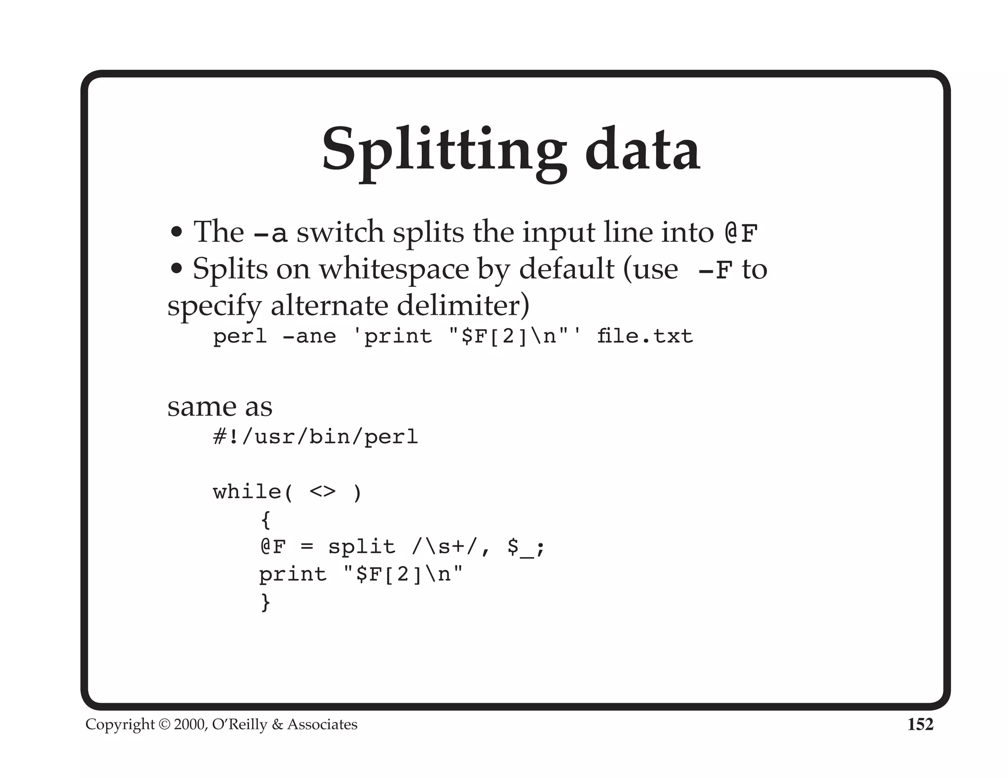 Perl University: Getting Started with Perl