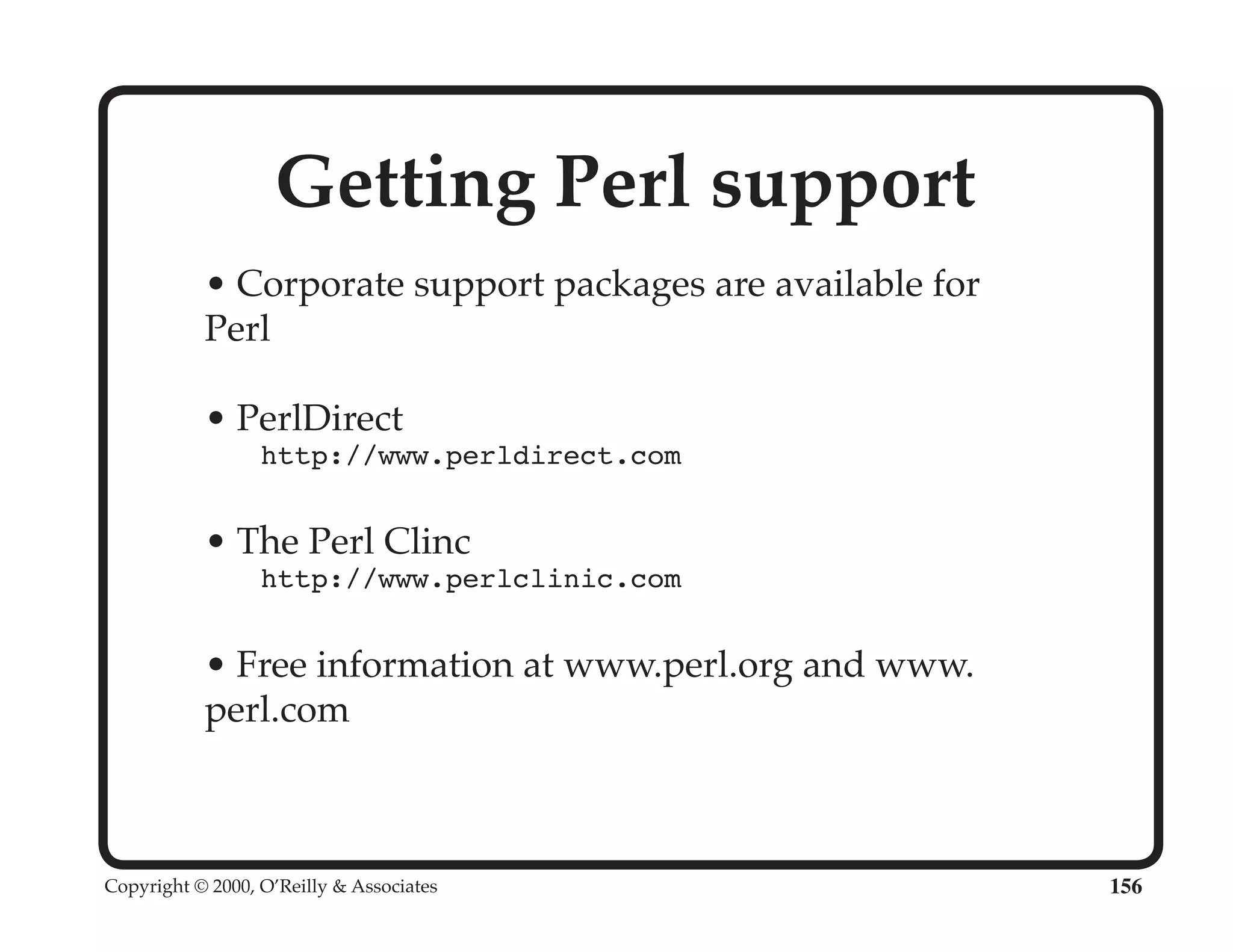Perl University: Getting Started with Perl