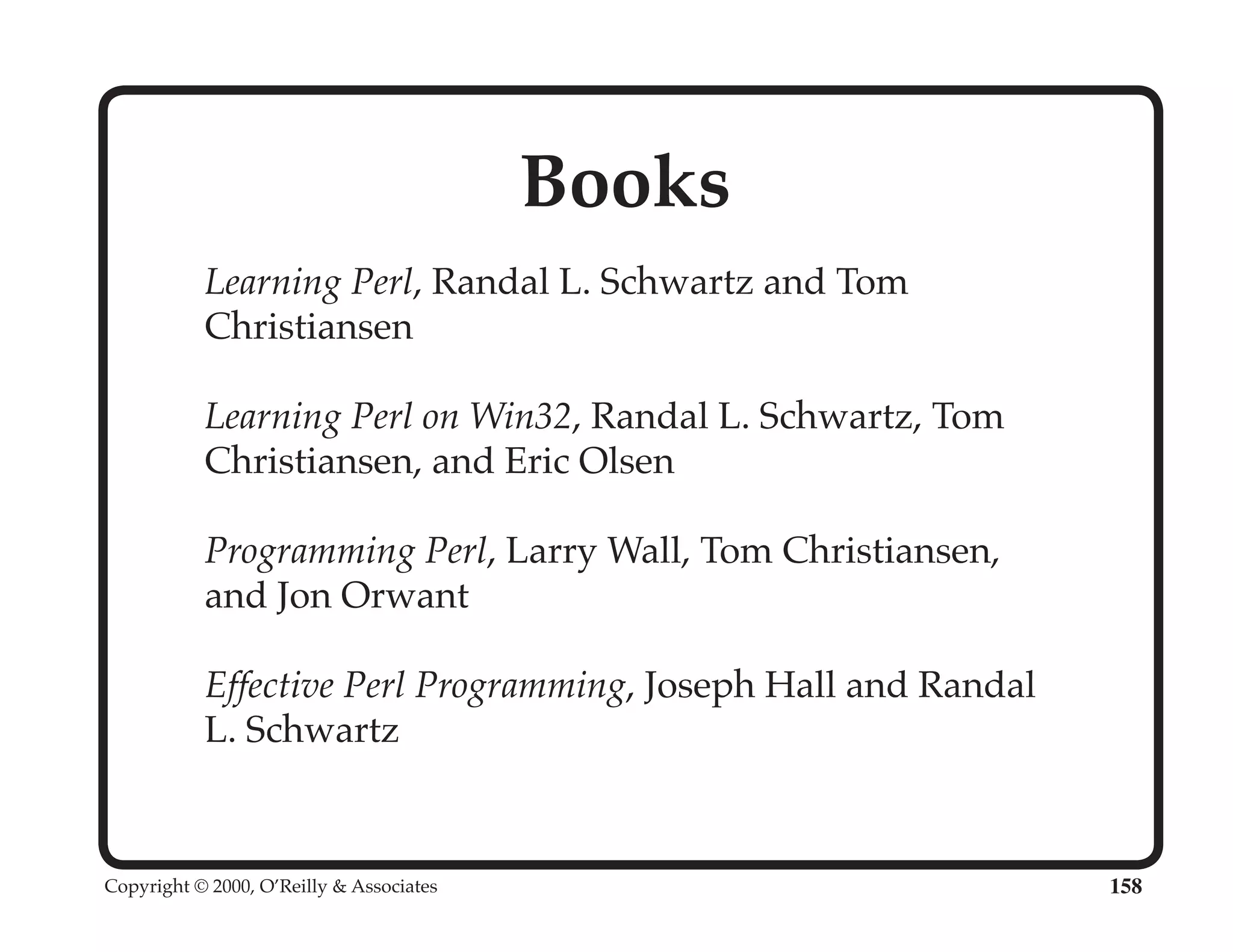 Perl University: Getting Started with Perl