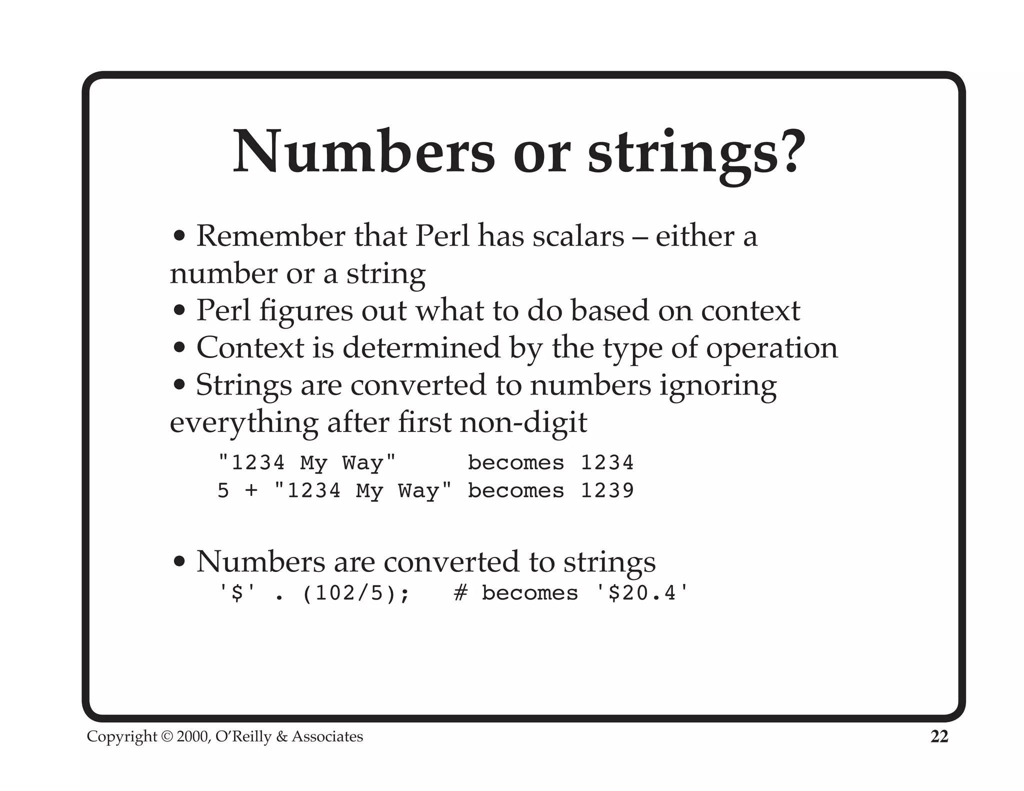 Perl University: Getting Started with Perl