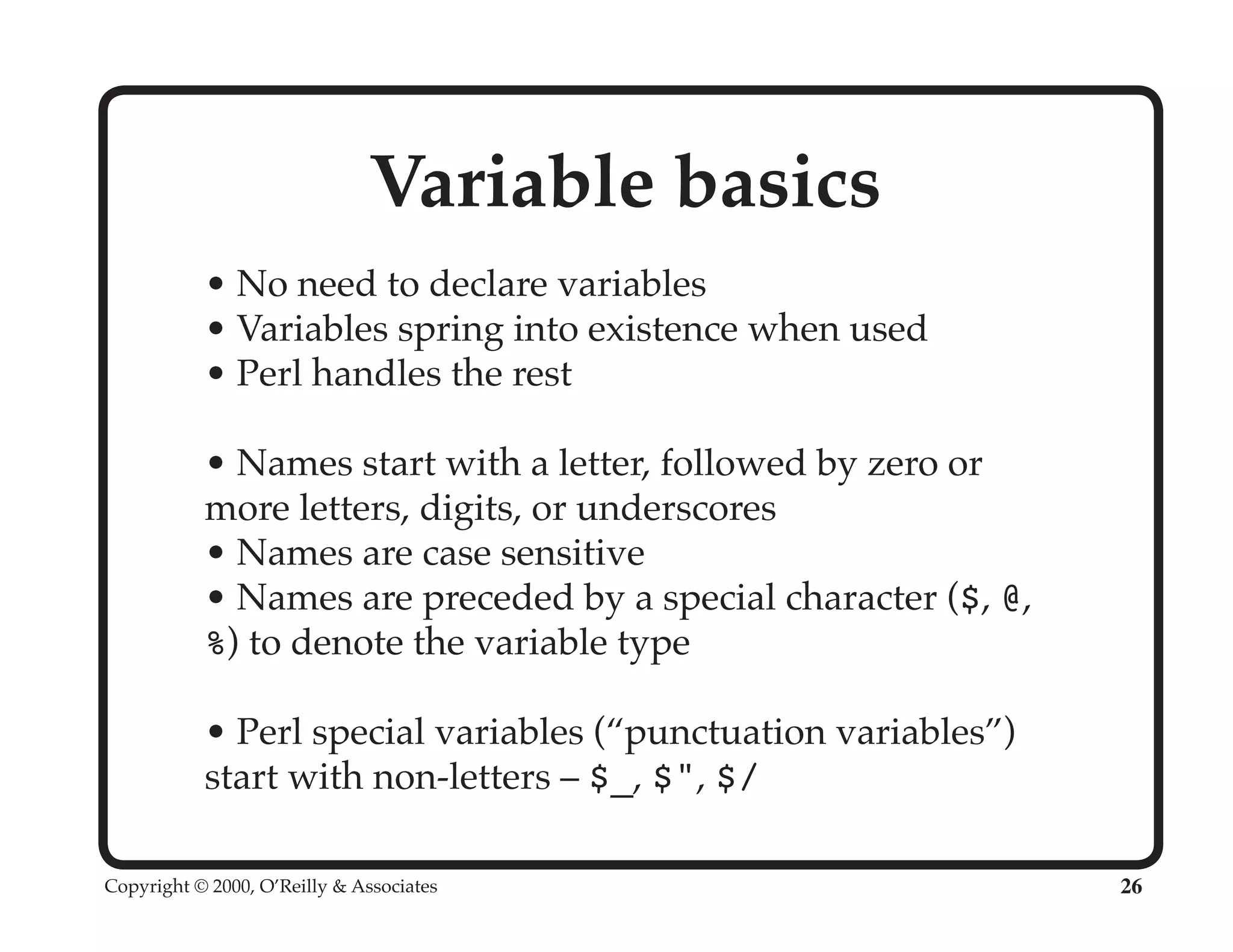 Perl University: Getting Started with Perl