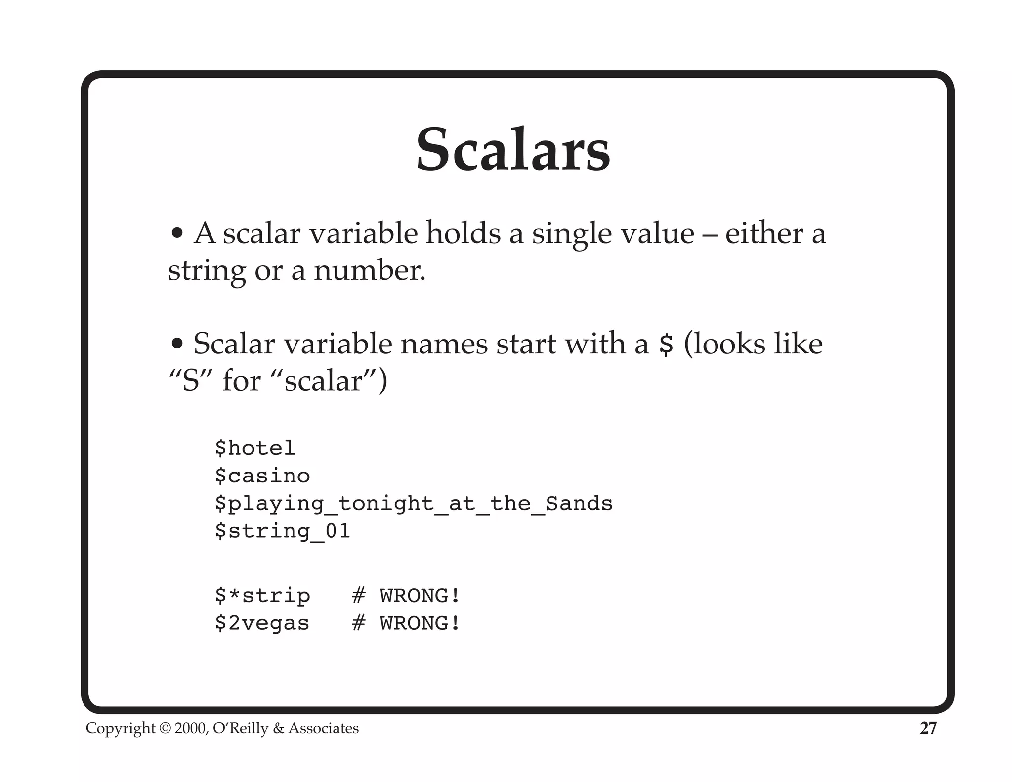 Perl University: Getting Started with Perl