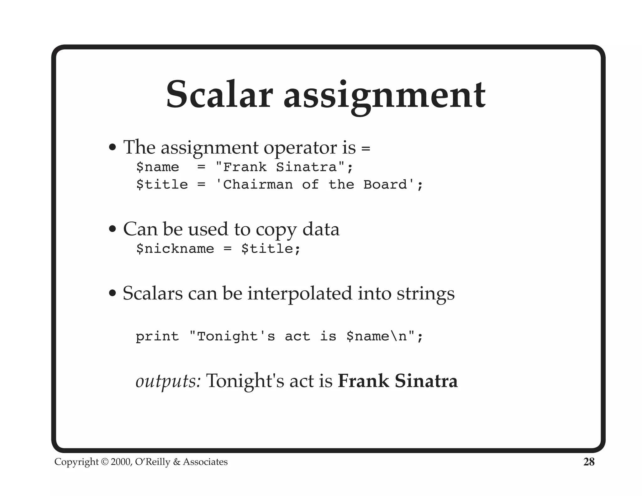 Perl University: Getting Started with Perl