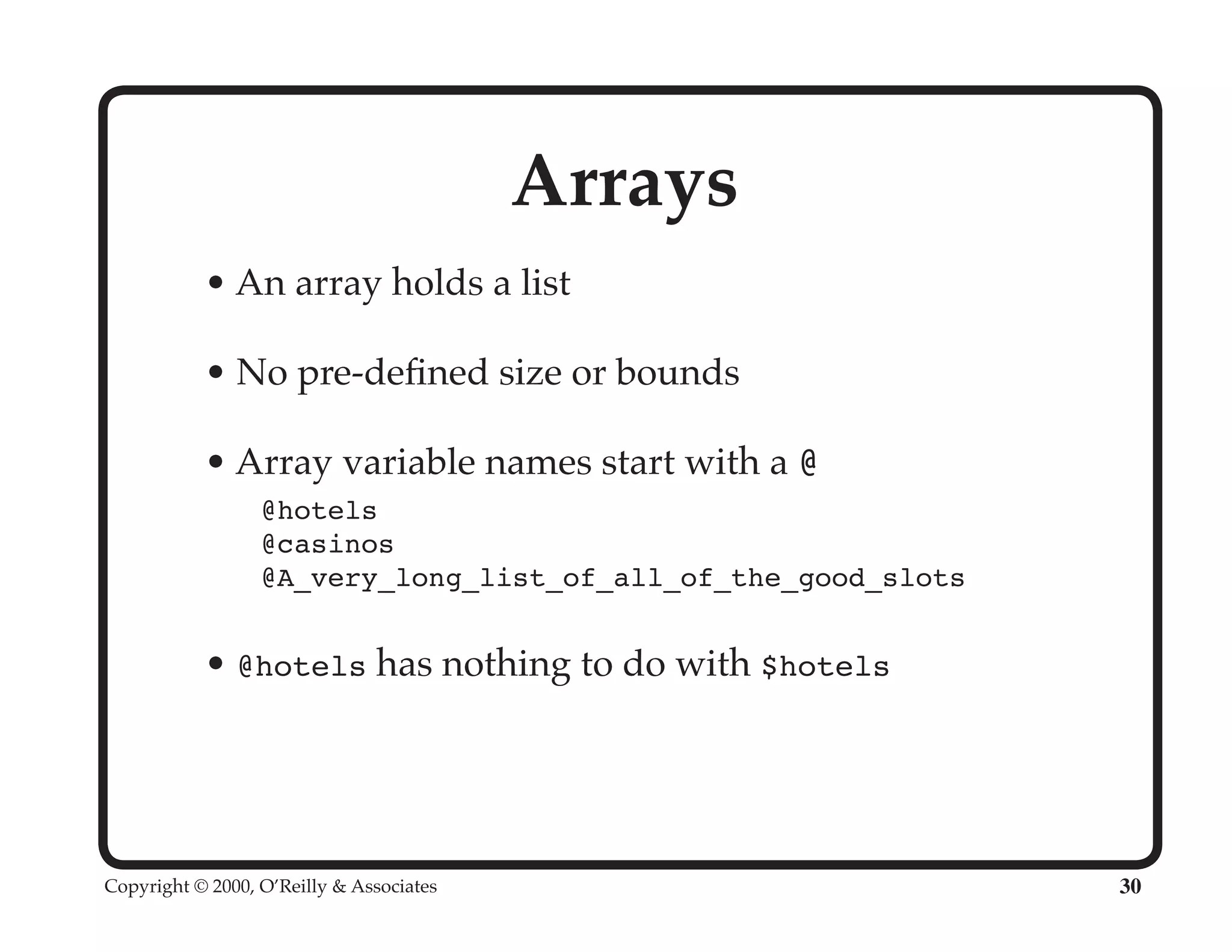 Perl University: Getting Started with Perl