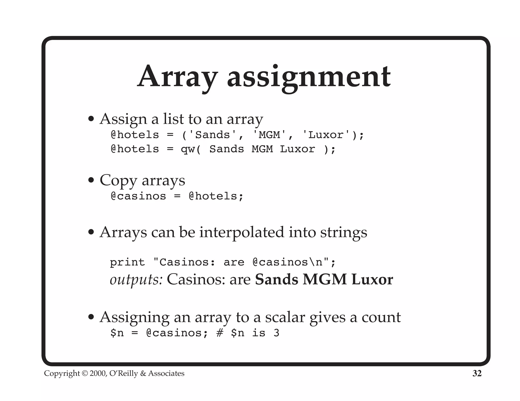 Perl University: Getting Started with Perl