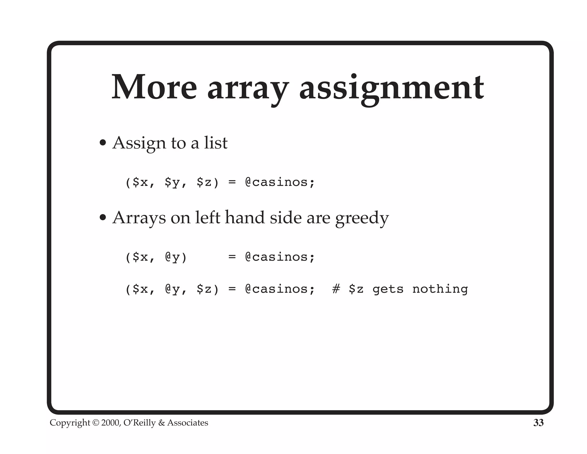 Perl University: Getting Started with Perl