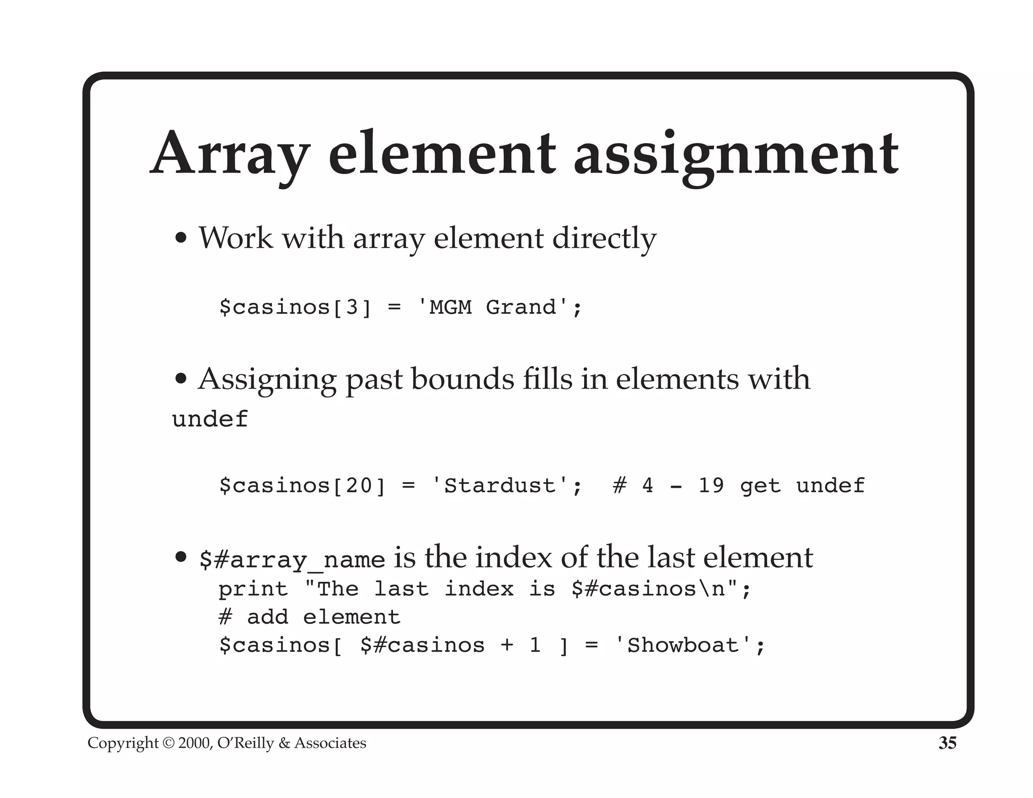 Perl University: Getting Started with Perl
