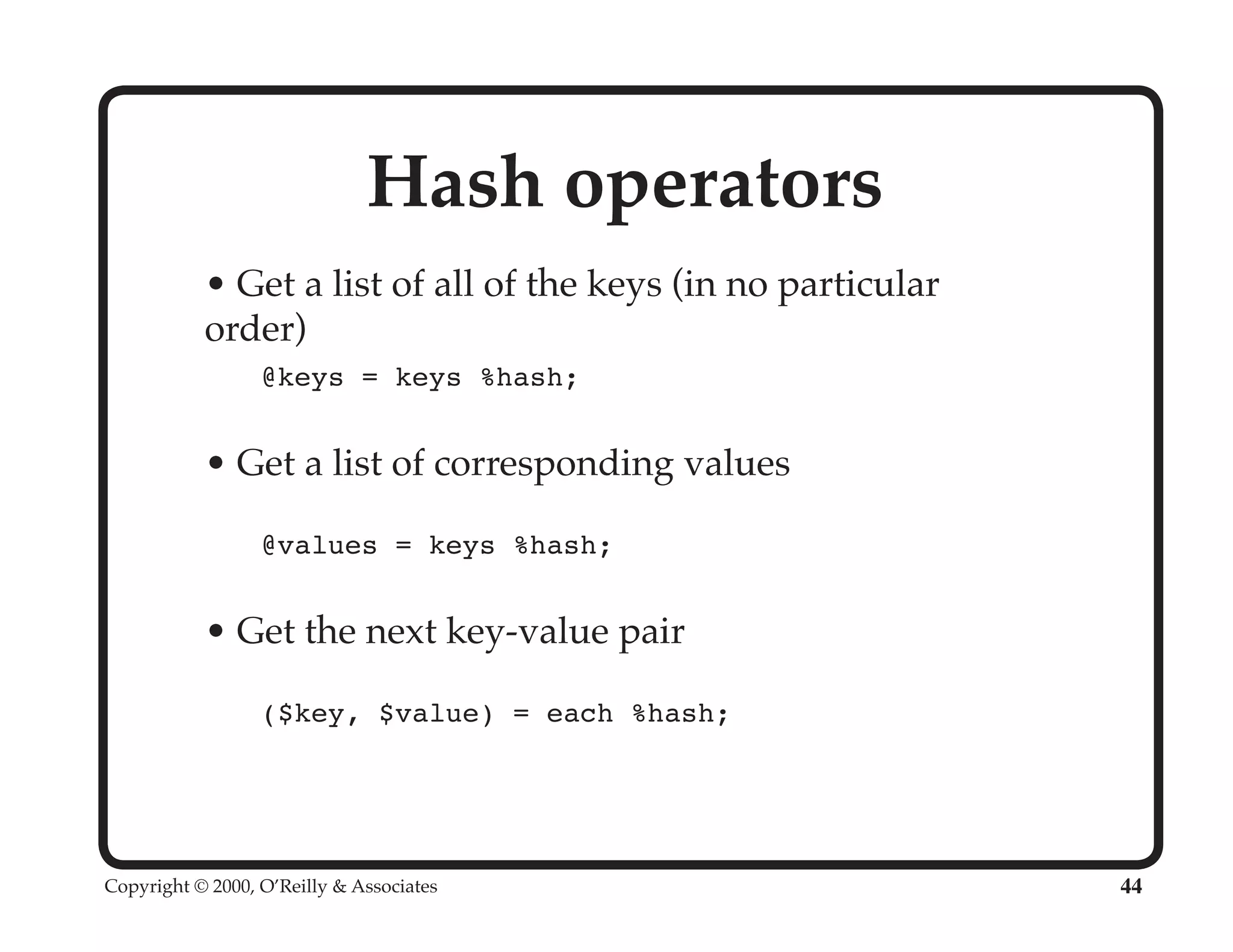 Perl University: Getting Started with Perl