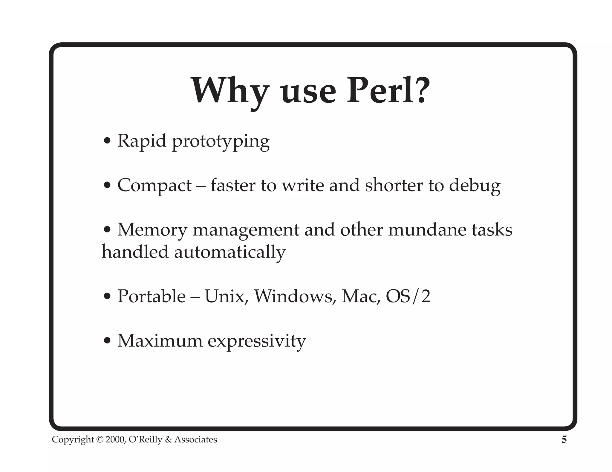Perl University: Getting Started with Perl