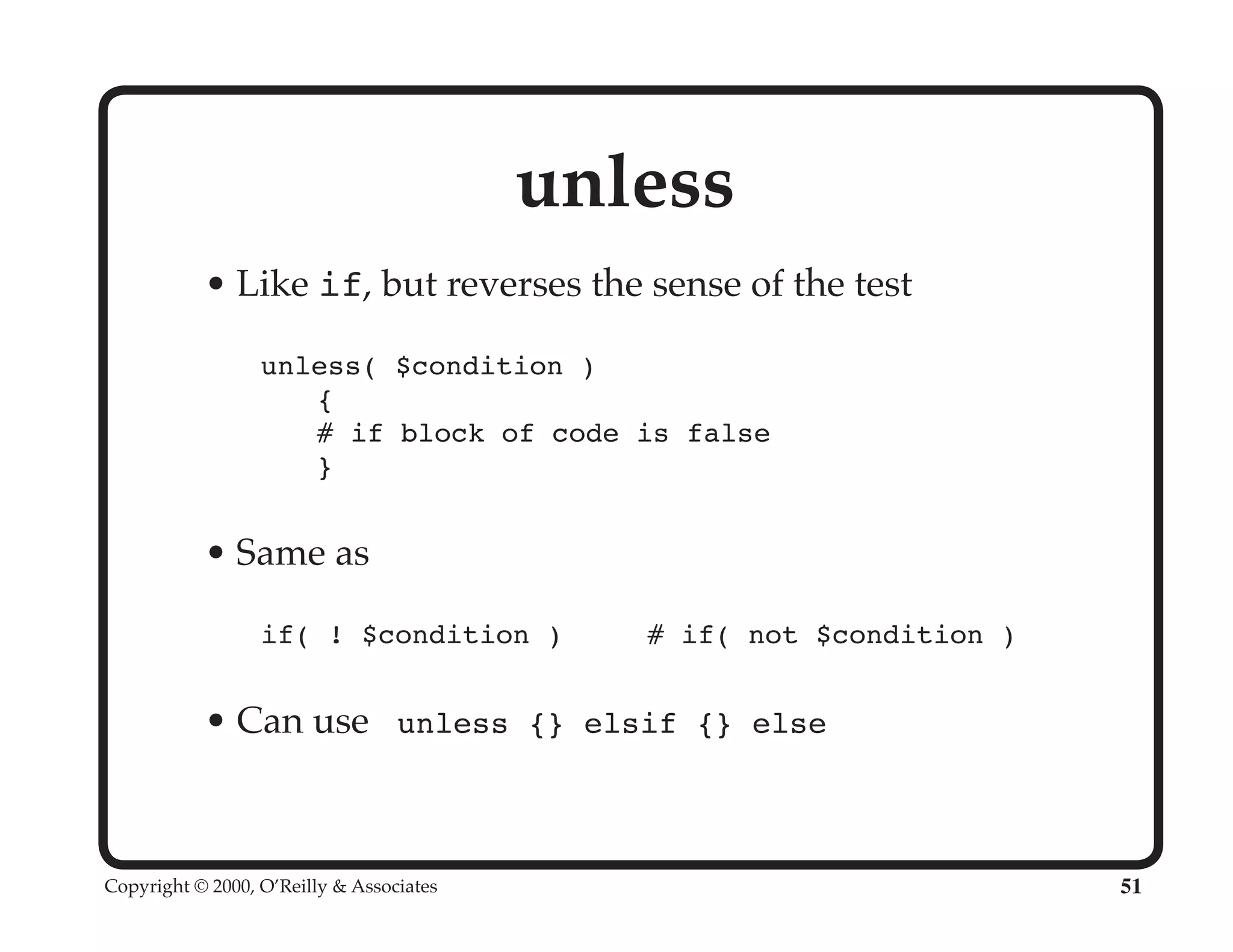 Perl University: Getting Started with Perl