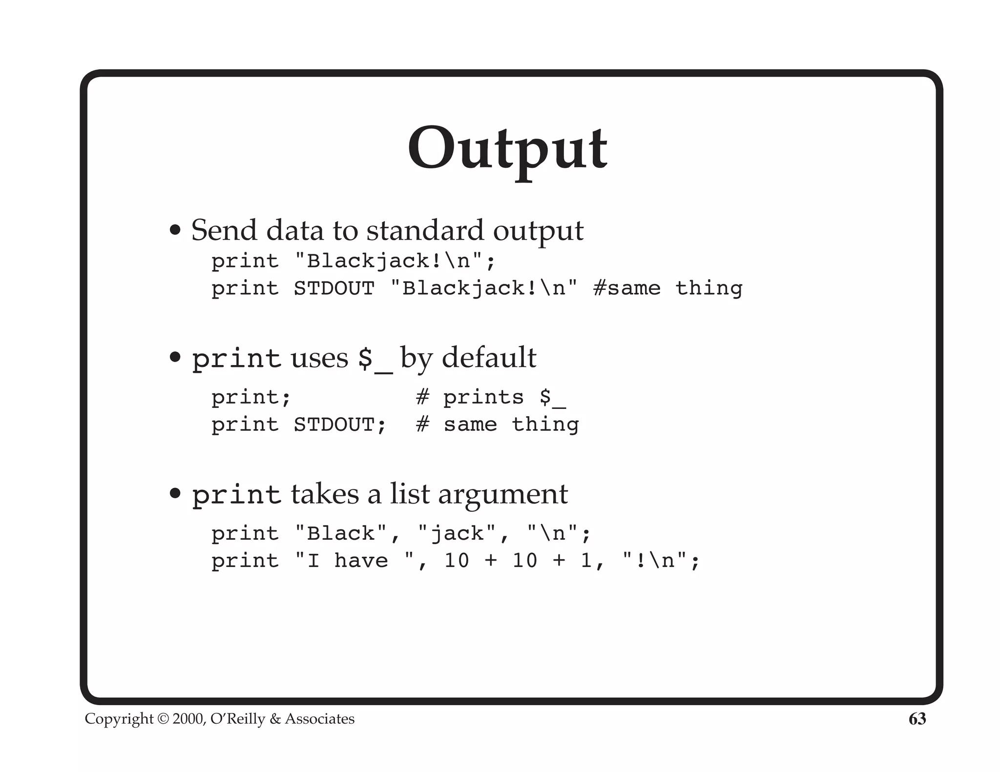 Perl University: Getting Started with Perl