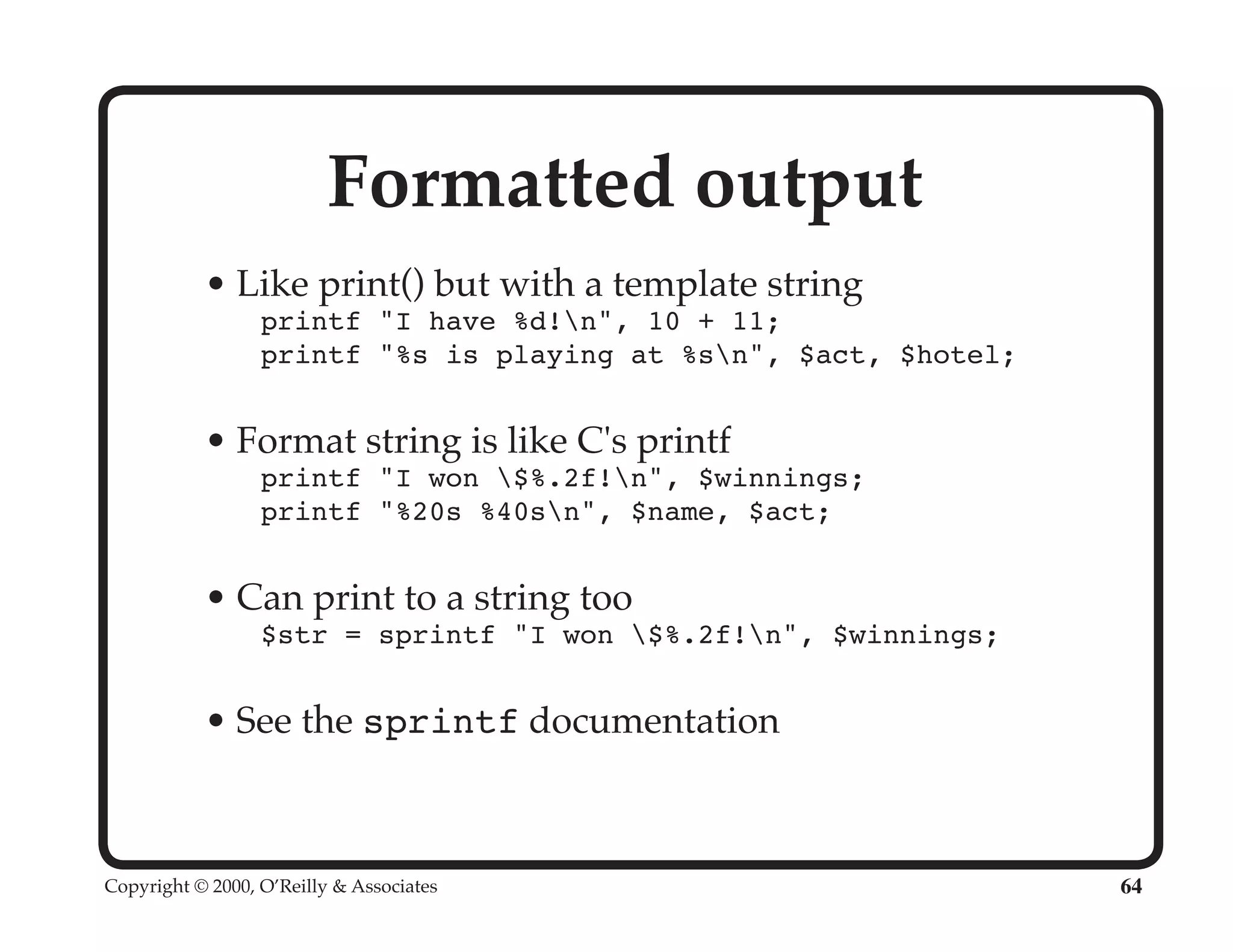 Perl University: Getting Started with Perl
