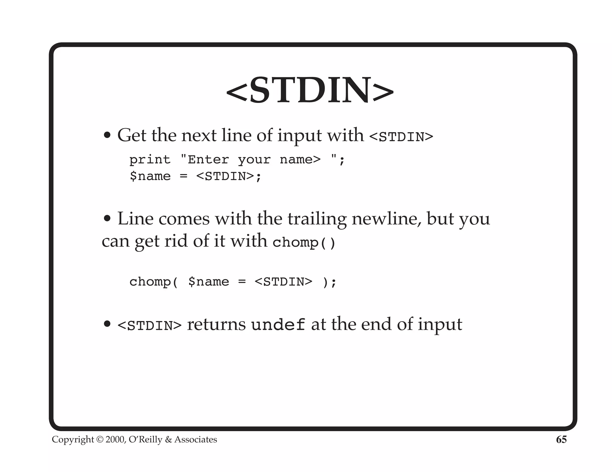 Perl University: Getting Started with Perl