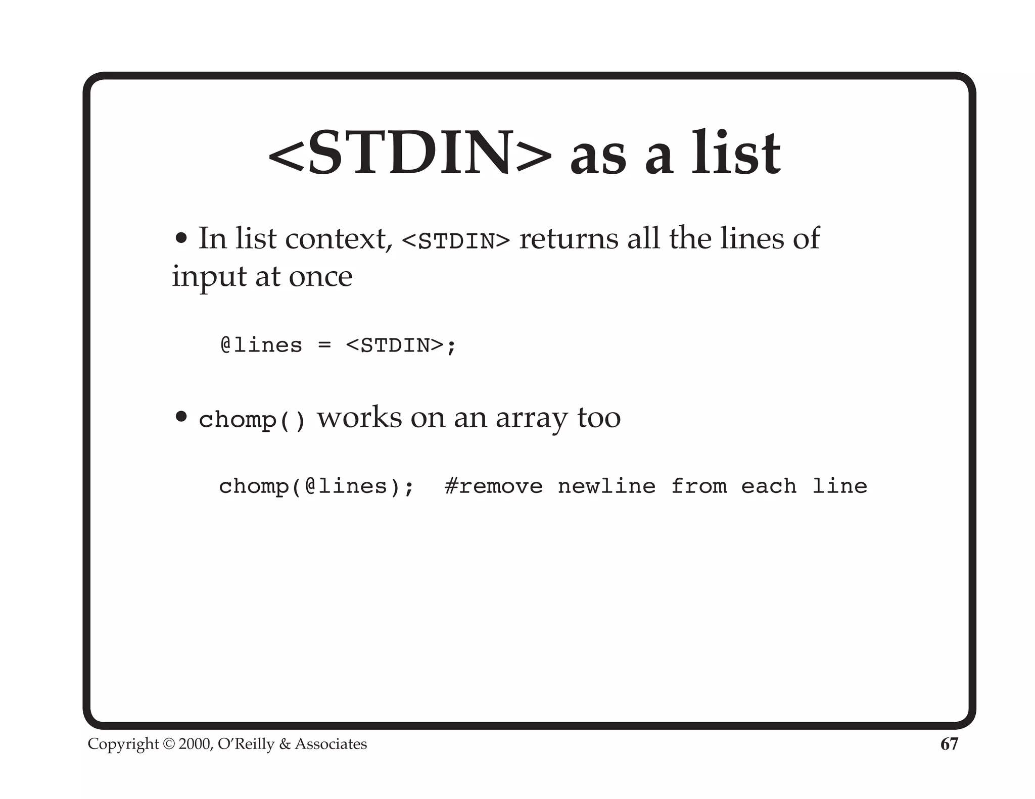 Perl University: Getting Started with Perl