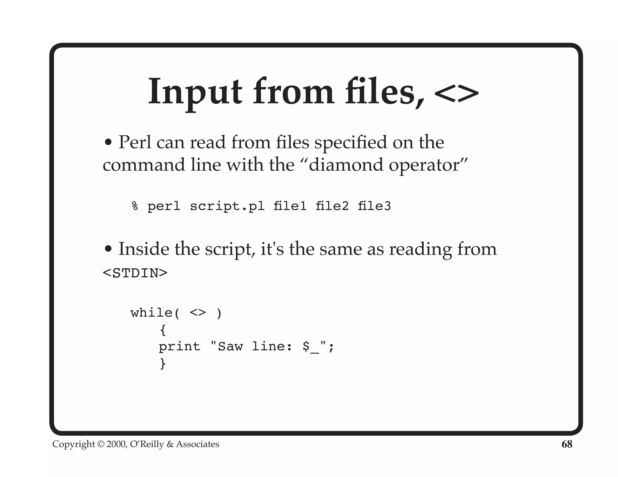 Perl University: Getting Started with Perl