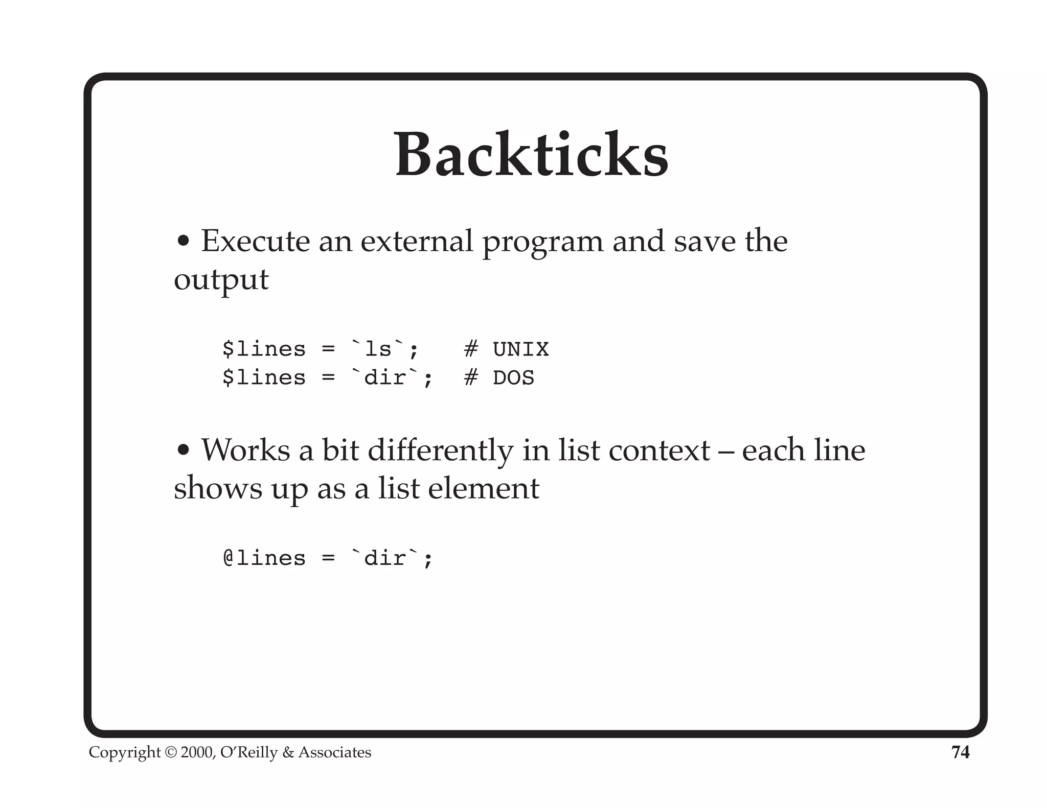 Perl University: Getting Started with Perl