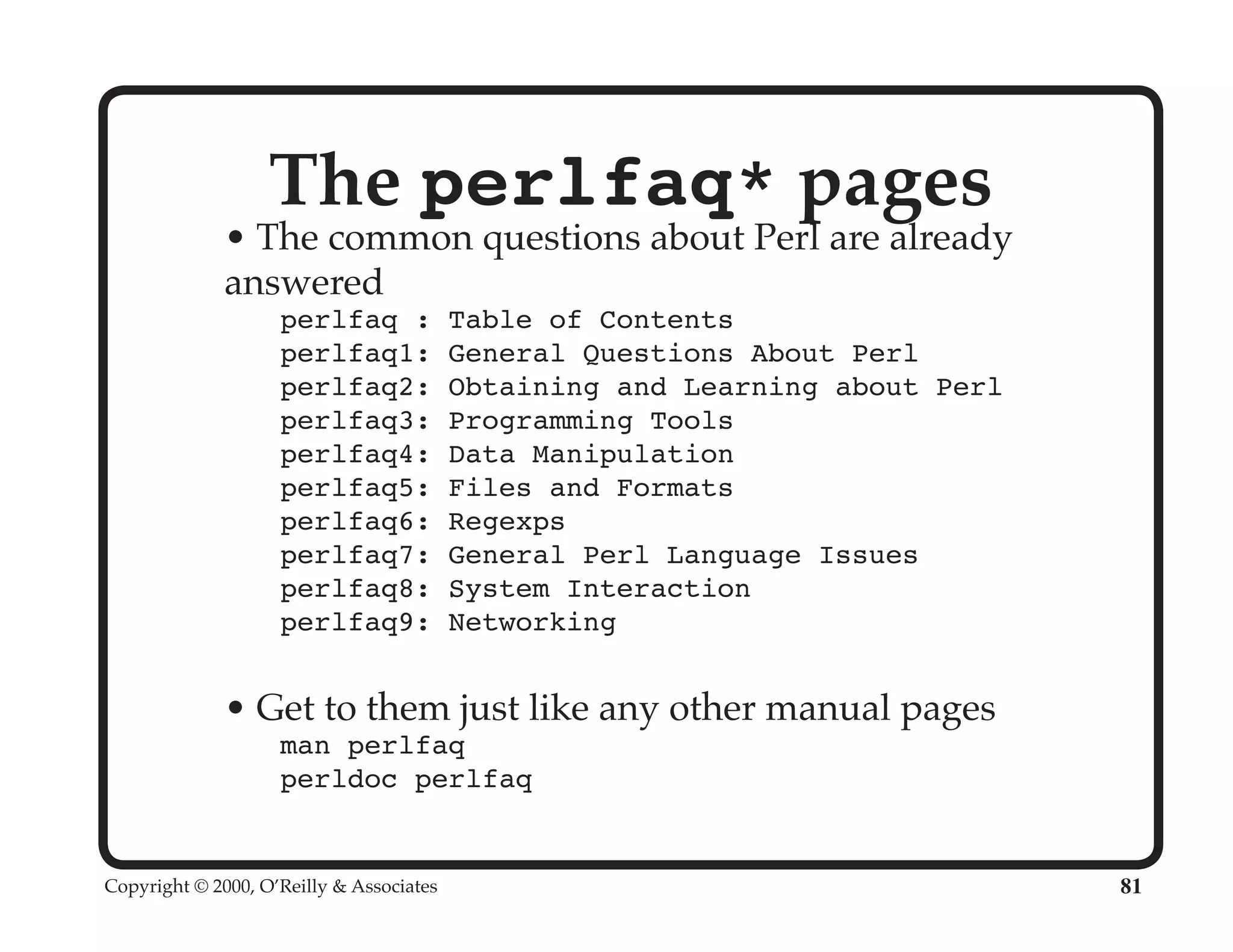 Perl University: Getting Started with Perl