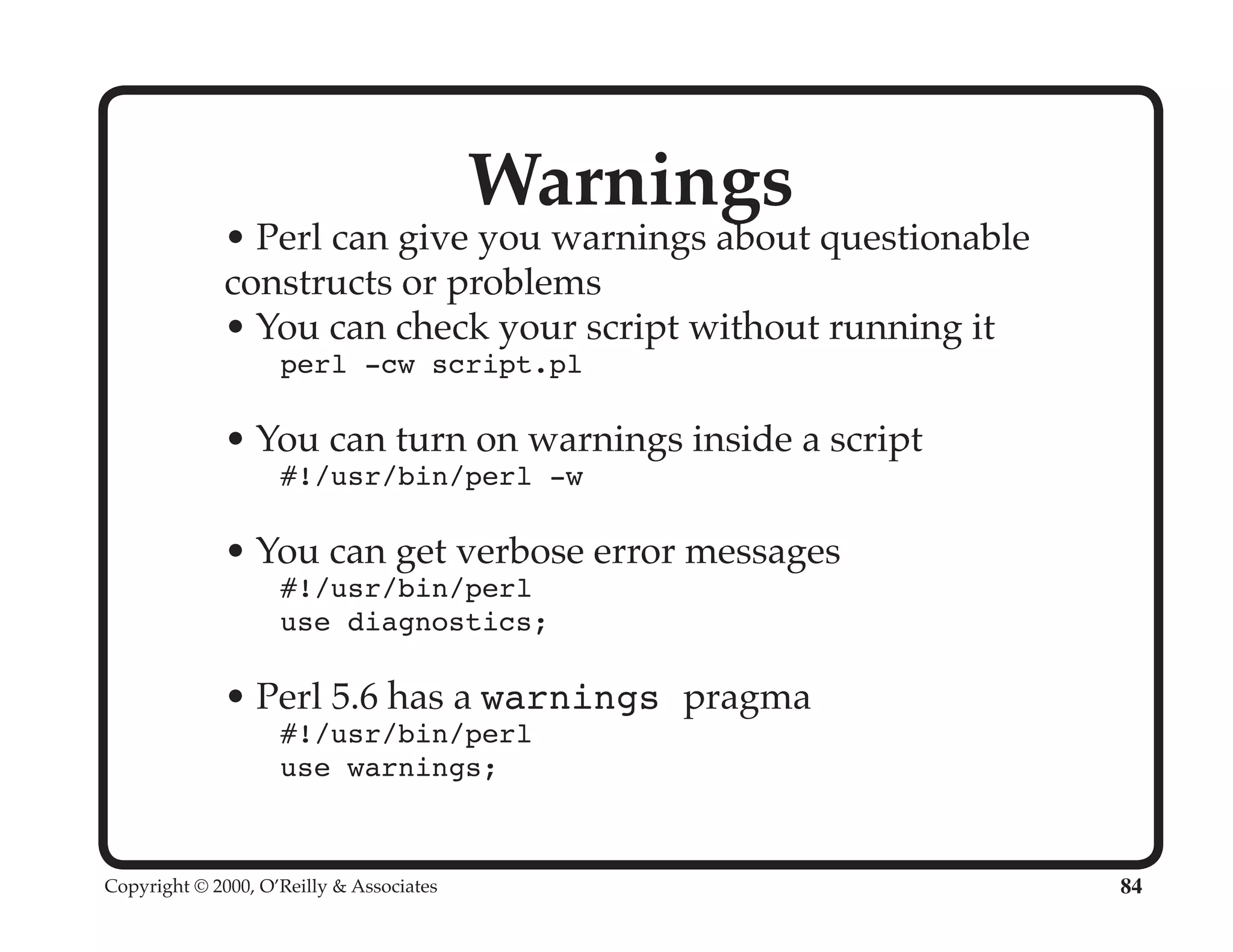 Perl University: Getting Started with Perl