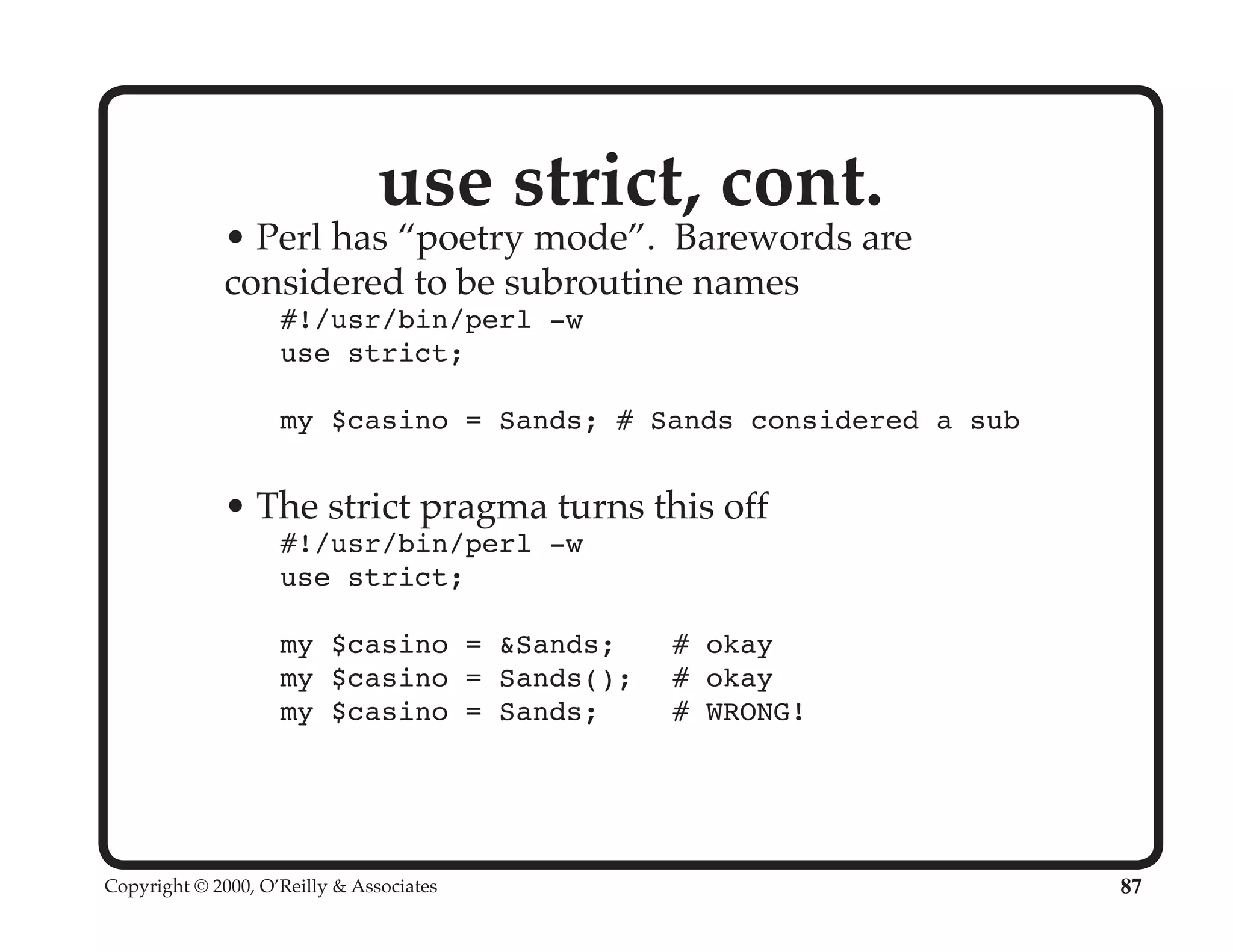 Perl University: Getting Started with Perl