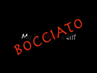 A T O
        C I
Ma in PHP c’è!!!
      C
B O
 