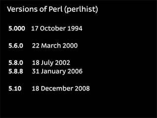 Perl 5.10